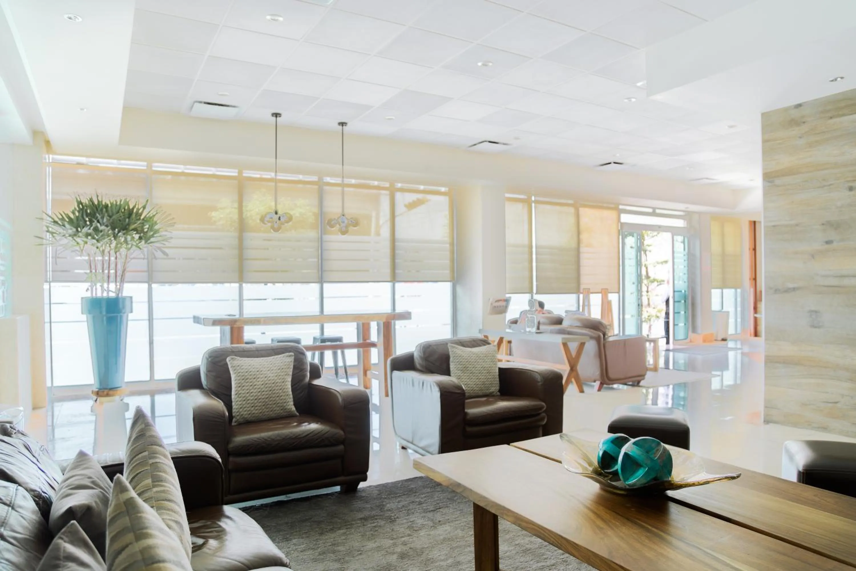 Lobby or reception in Hotel Expo Abastos