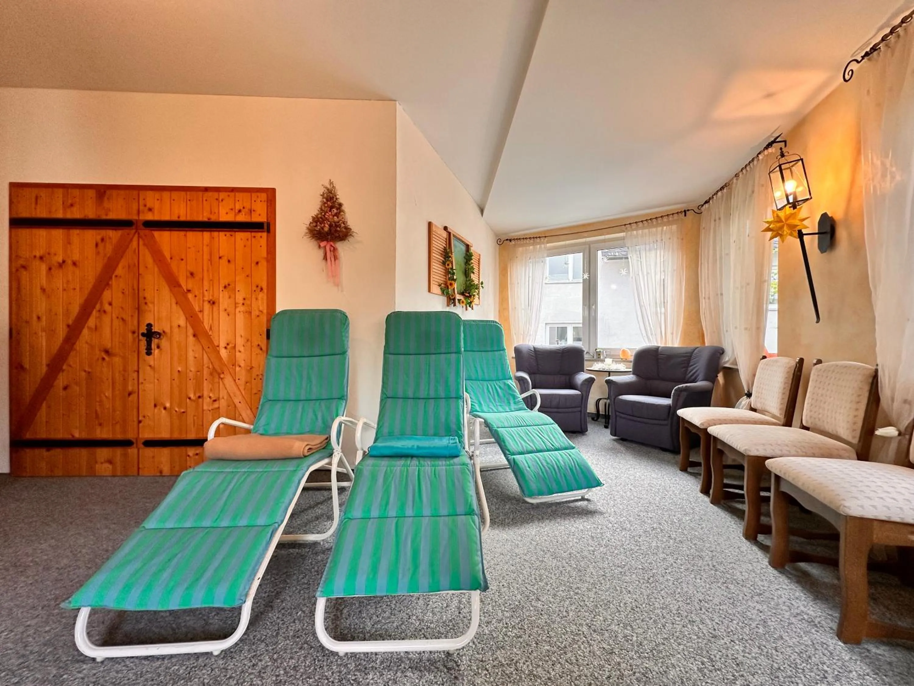 Sauna in Pension zum Löwen, Parkplatz, Wlan, Zentral