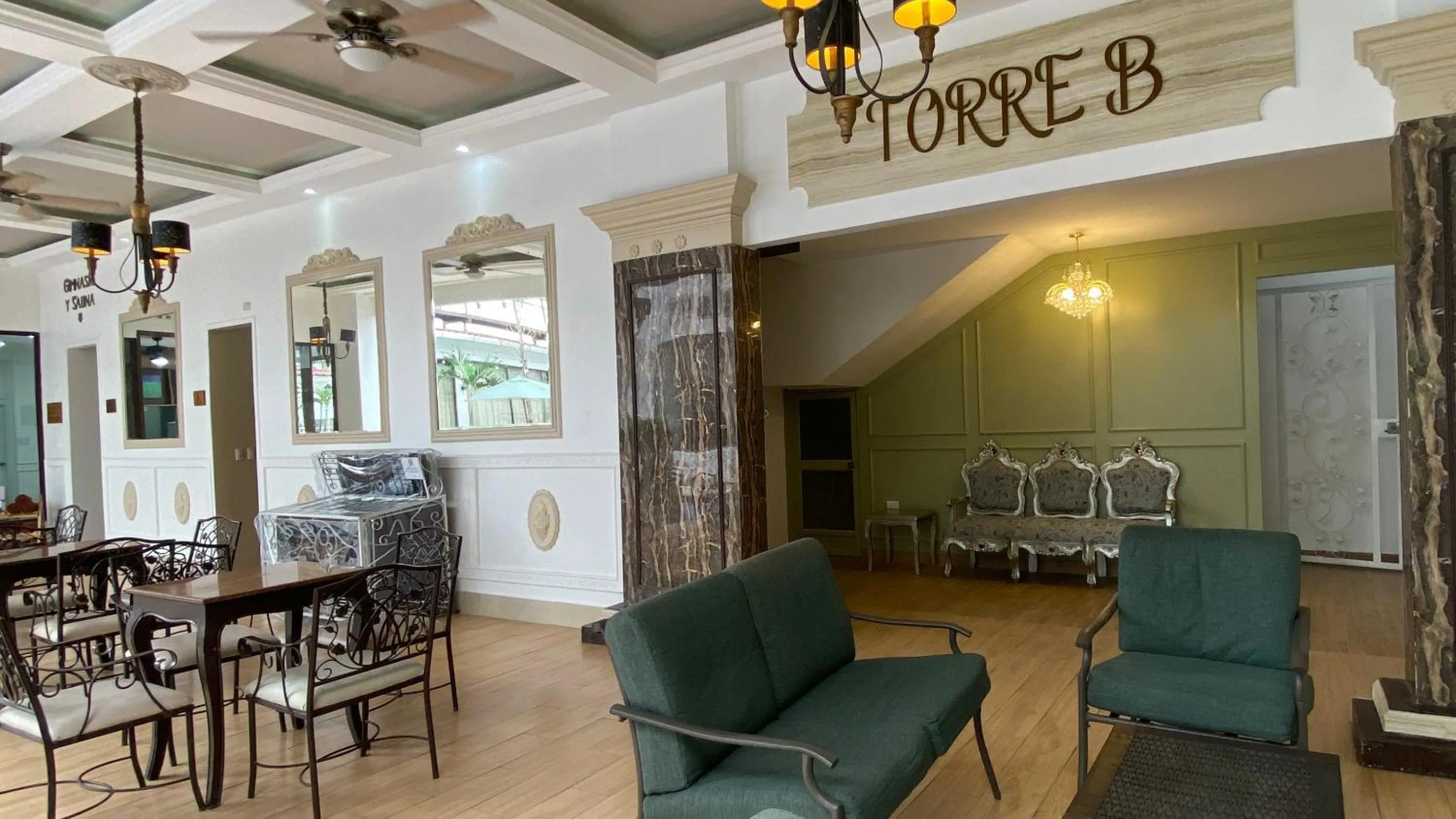 Seating area in Hotel Patrimonial by Greenfield