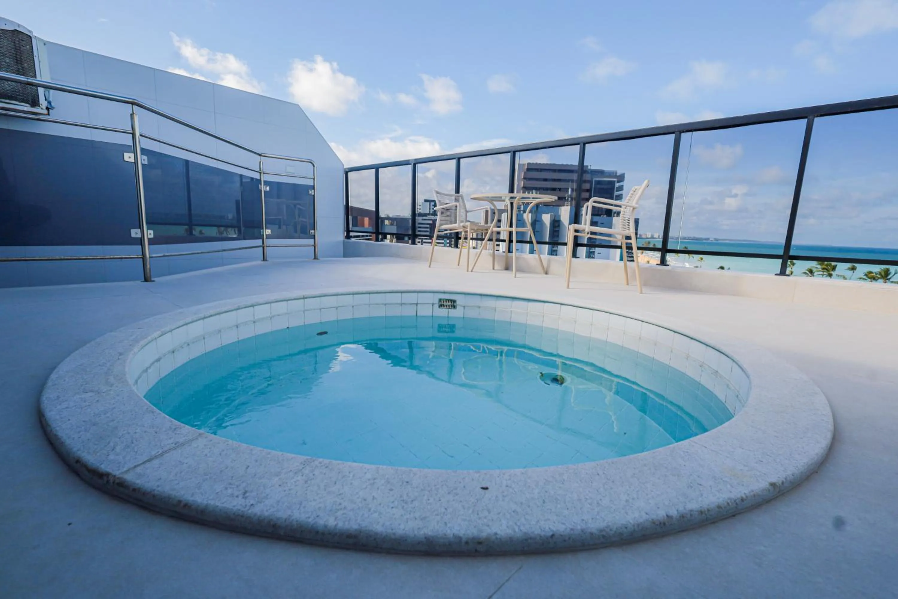Pool view in Maceió Atlantic Suites
