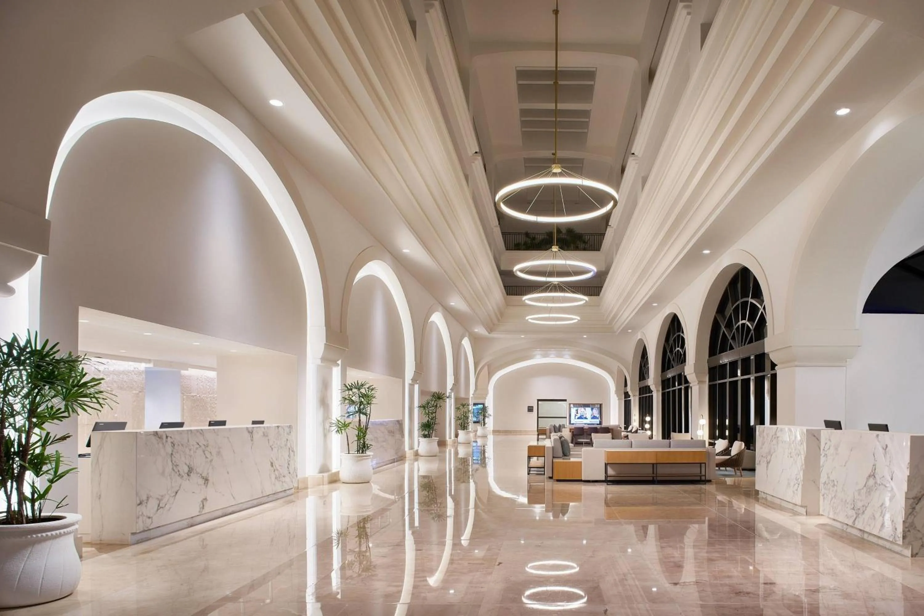 Lobby or reception in Marriott Cancun, An All-Inclusive Resort