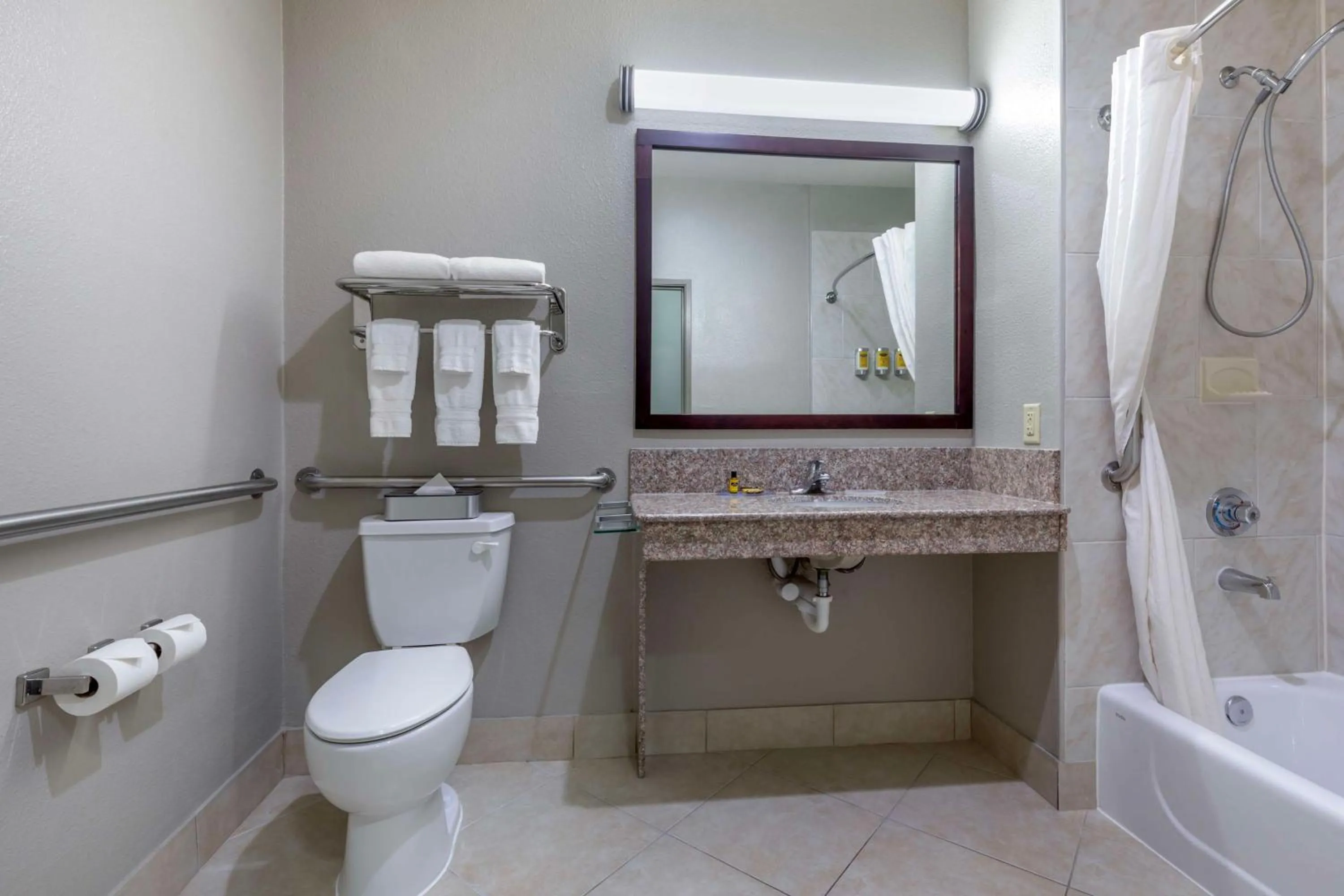Bathroom in Best Western Plus Mansfield Inn & Suites