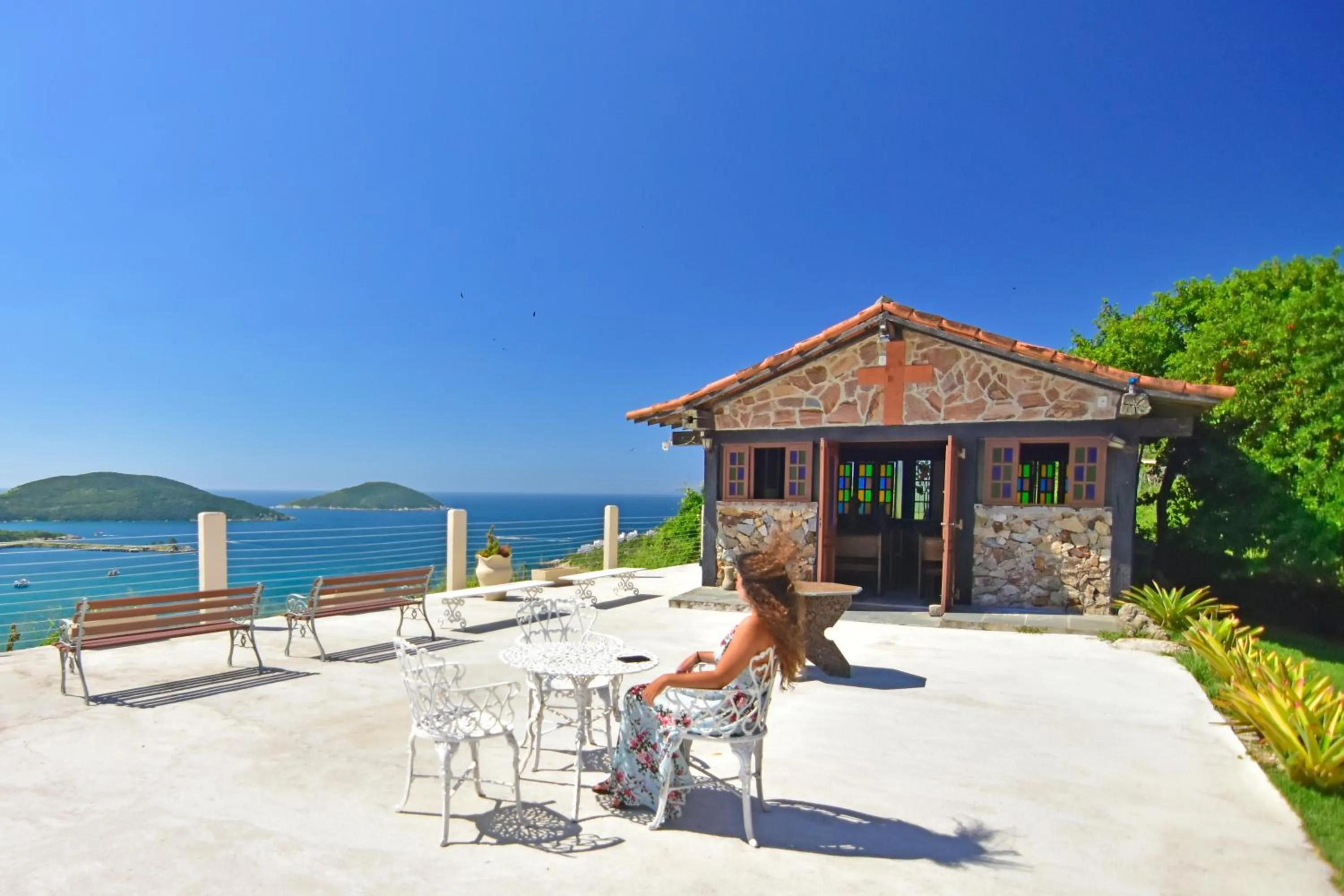 Patio in Pousada Tanto Mar