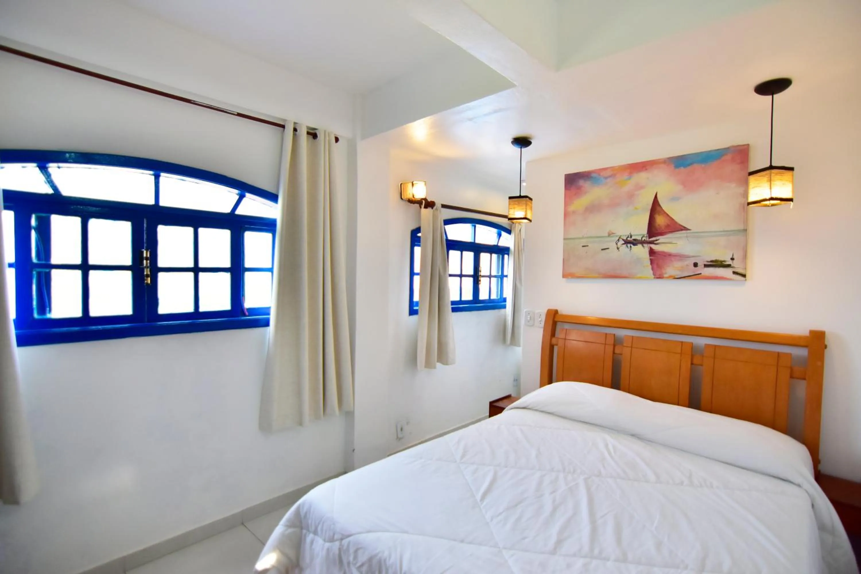 Decorative detail, Bed in Pousada Tanto Mar