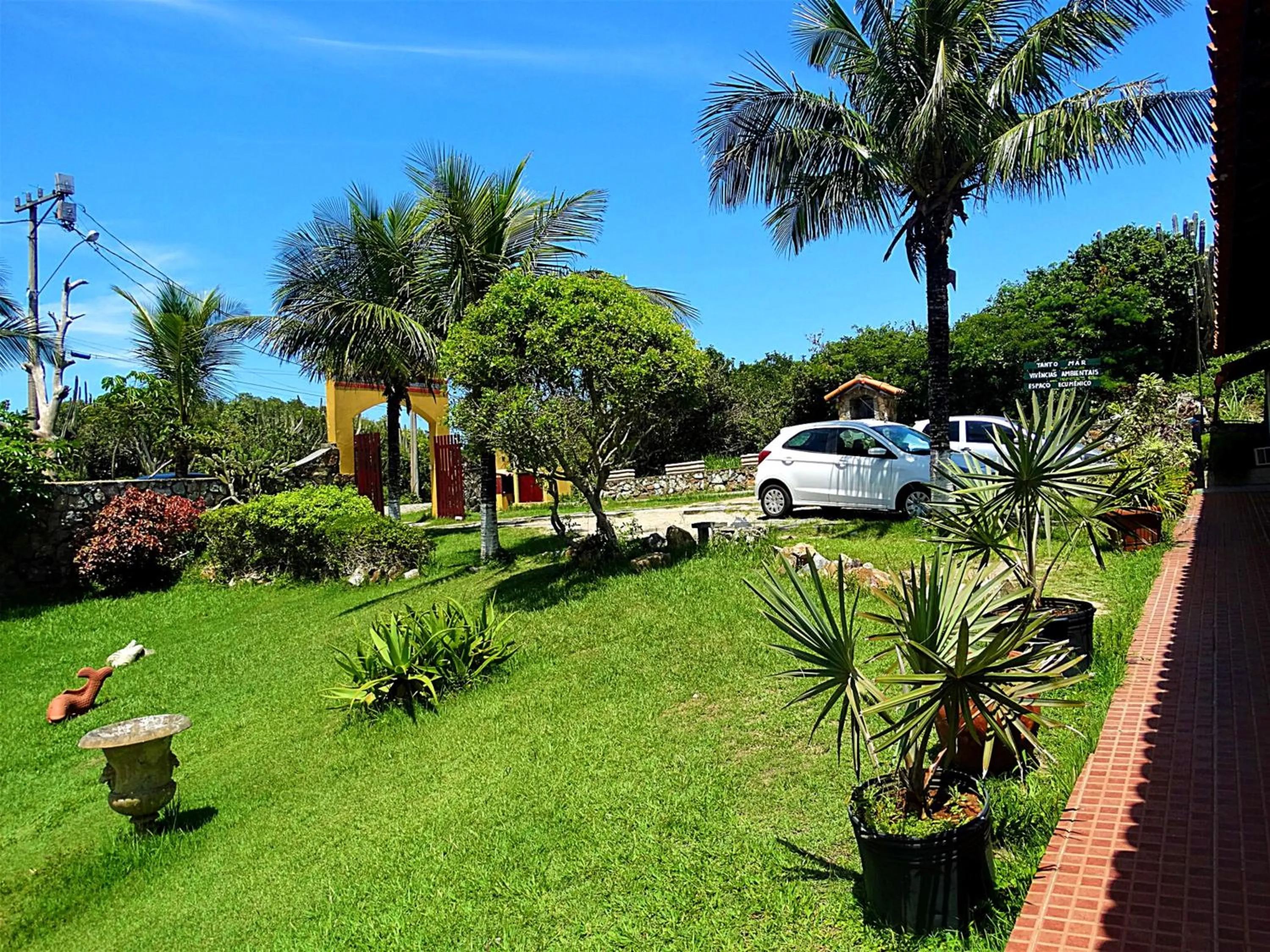 Garden in Pousada Tanto Mar