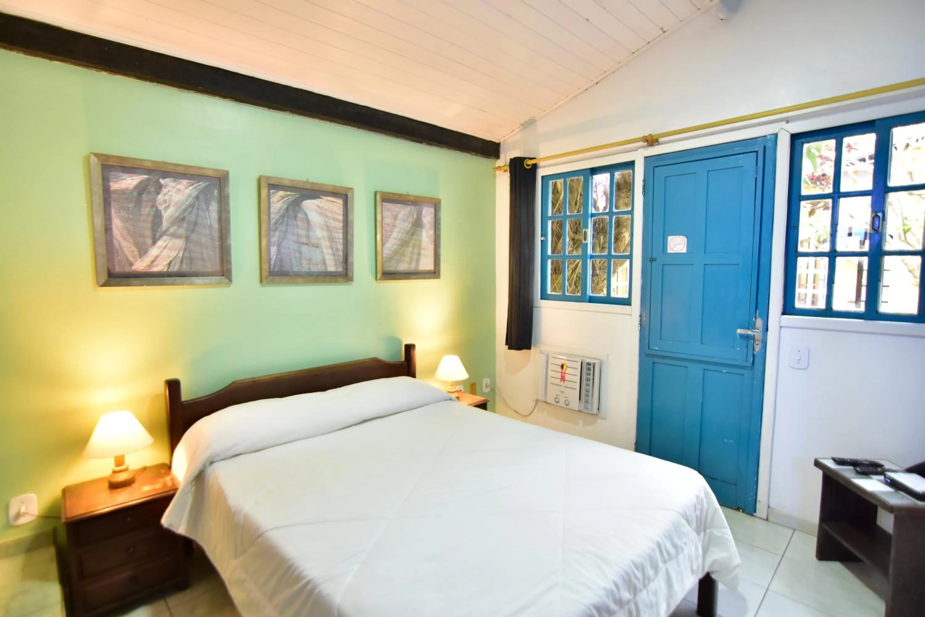 Bed in Pousada Tanto Mar