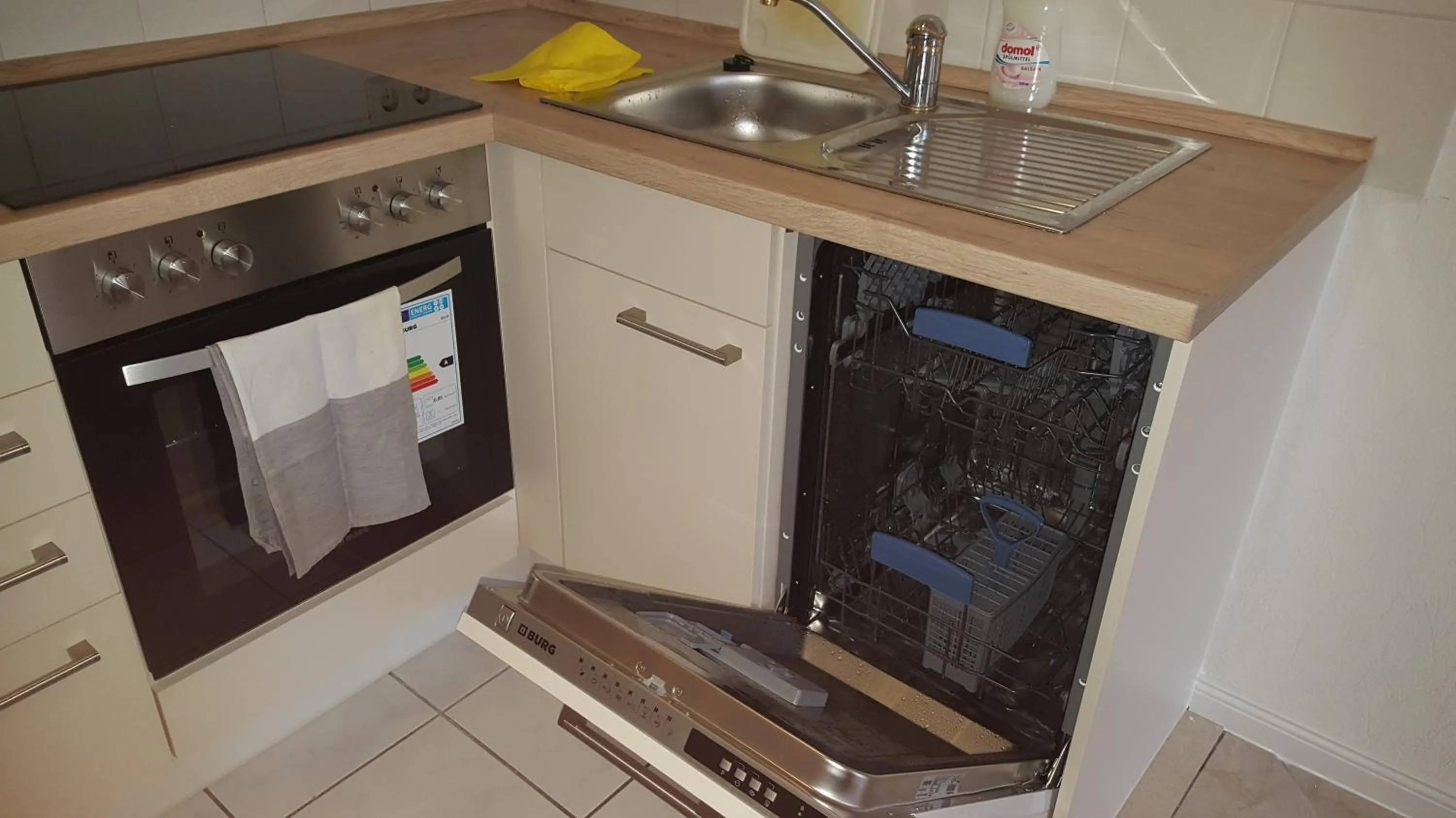 Kitchen or kitchenette in Landhaus Knötel