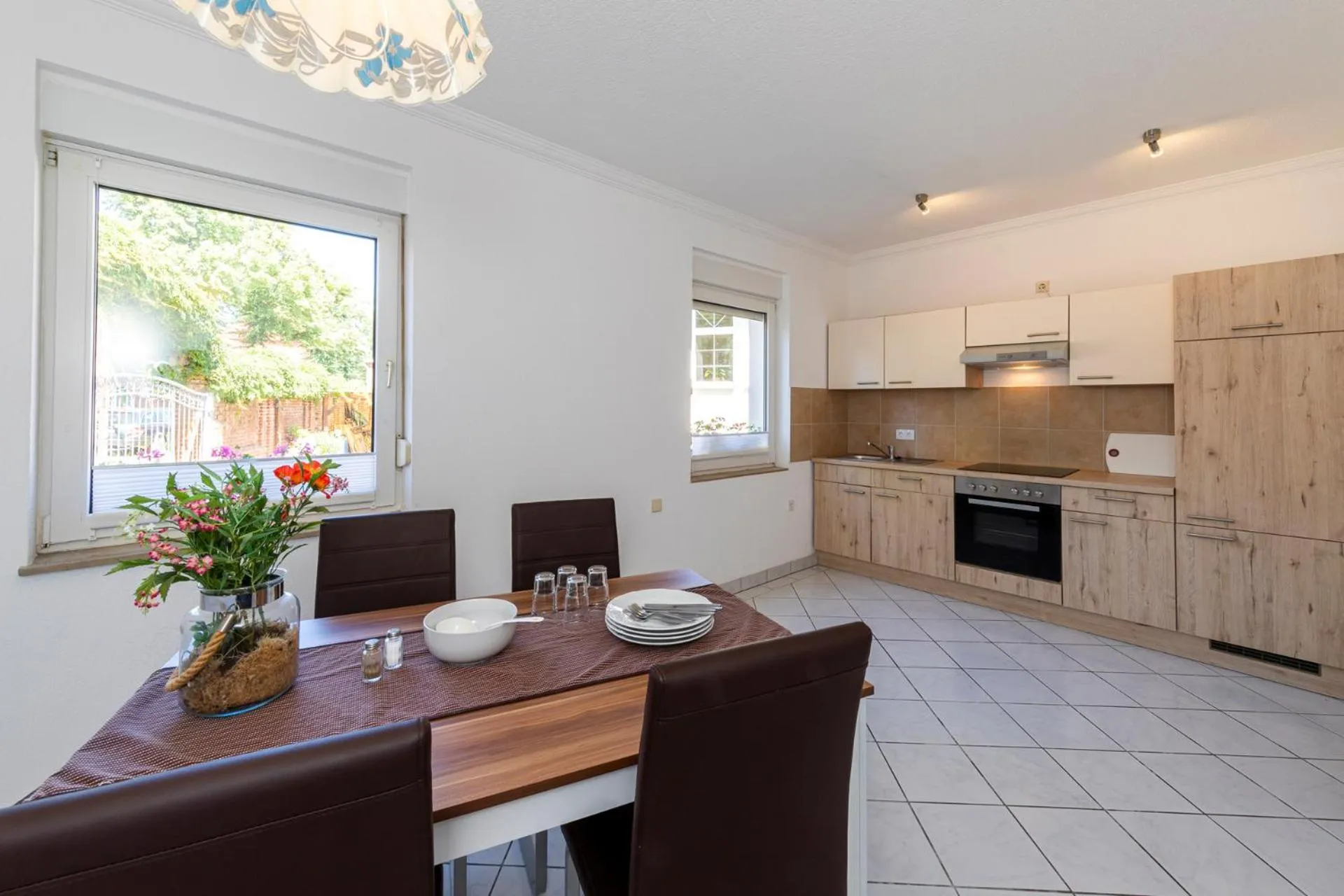 Kitchen or kitchenette in Landhaus Knötel