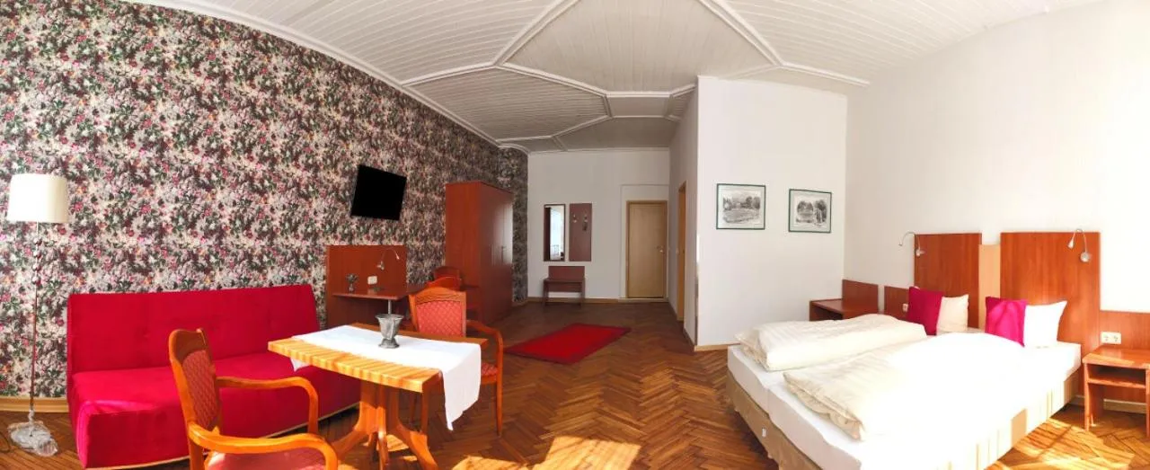 Photo of the whole room, Bed in Landhaus Knötel