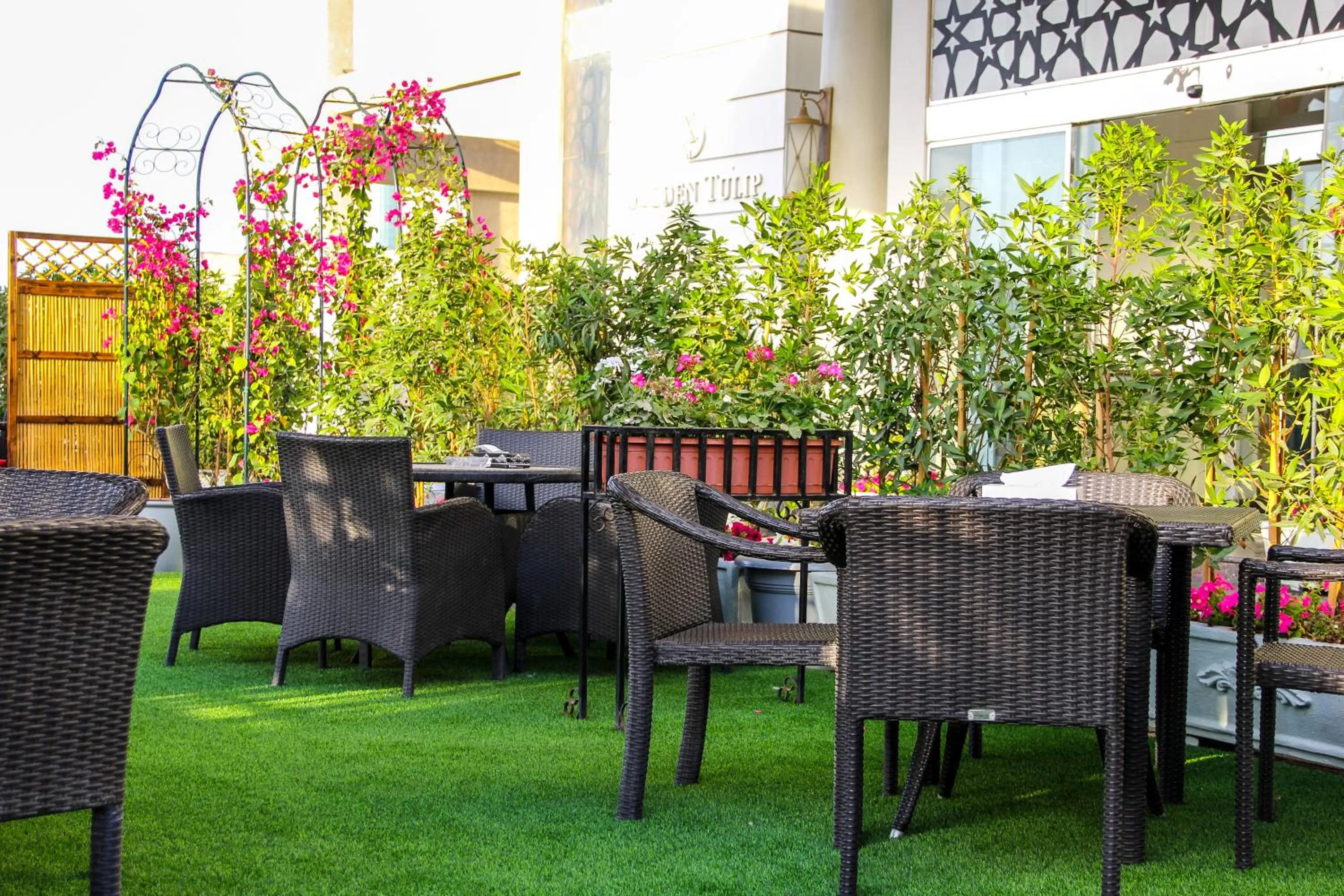 Patio in Golden Tulip Al Khobar