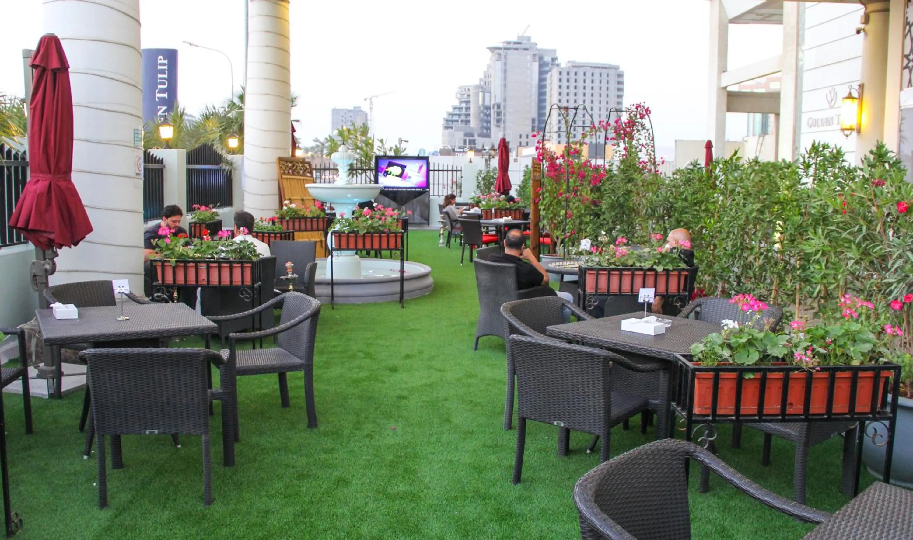 Patio in Golden Tulip Al Khobar