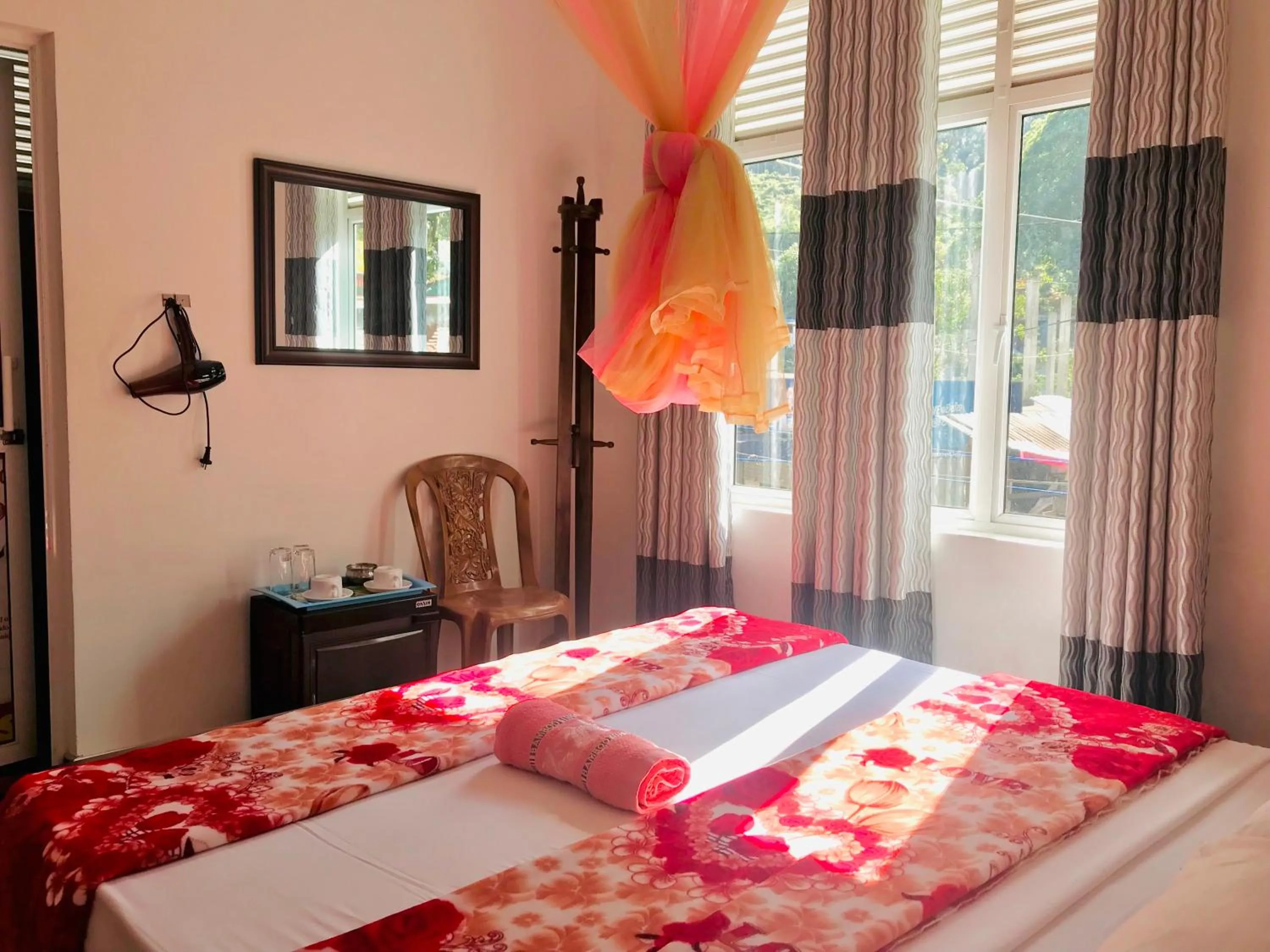 Bed in Mountain Villa Adam's Peak