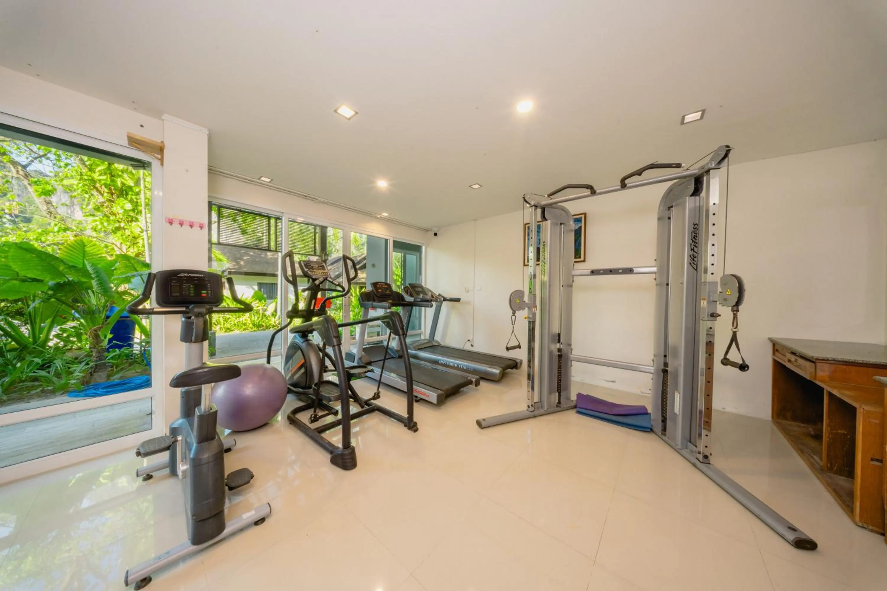 Fitness centre/facilities in Sand Sea Resort Railay Beach