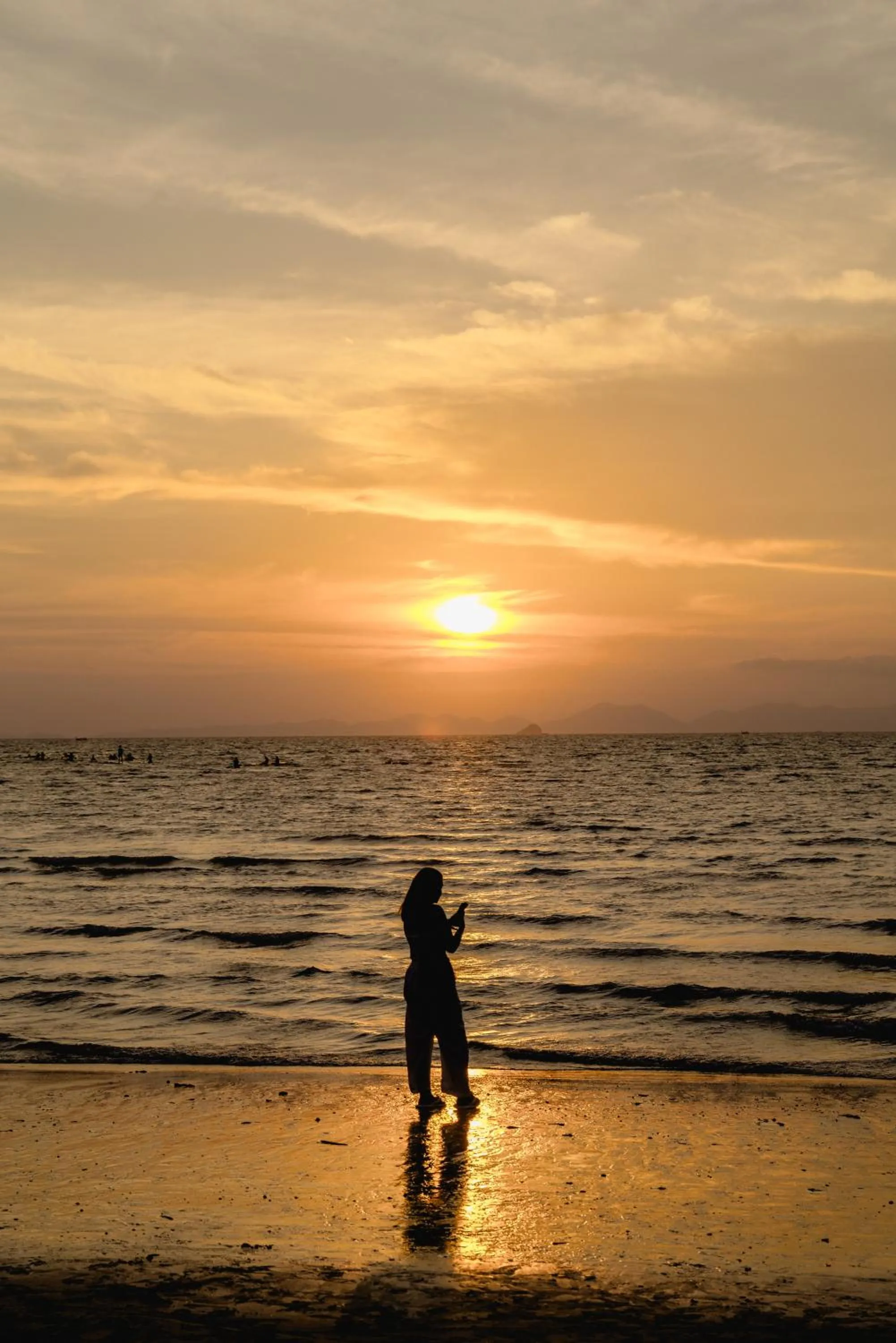 Sunset in Sand Sea Resort Railay Beach