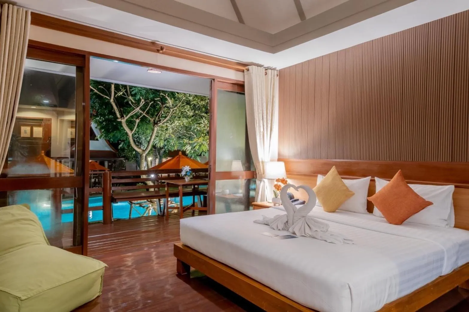 Bedroom, Bed in Baan Duangkaew Resort