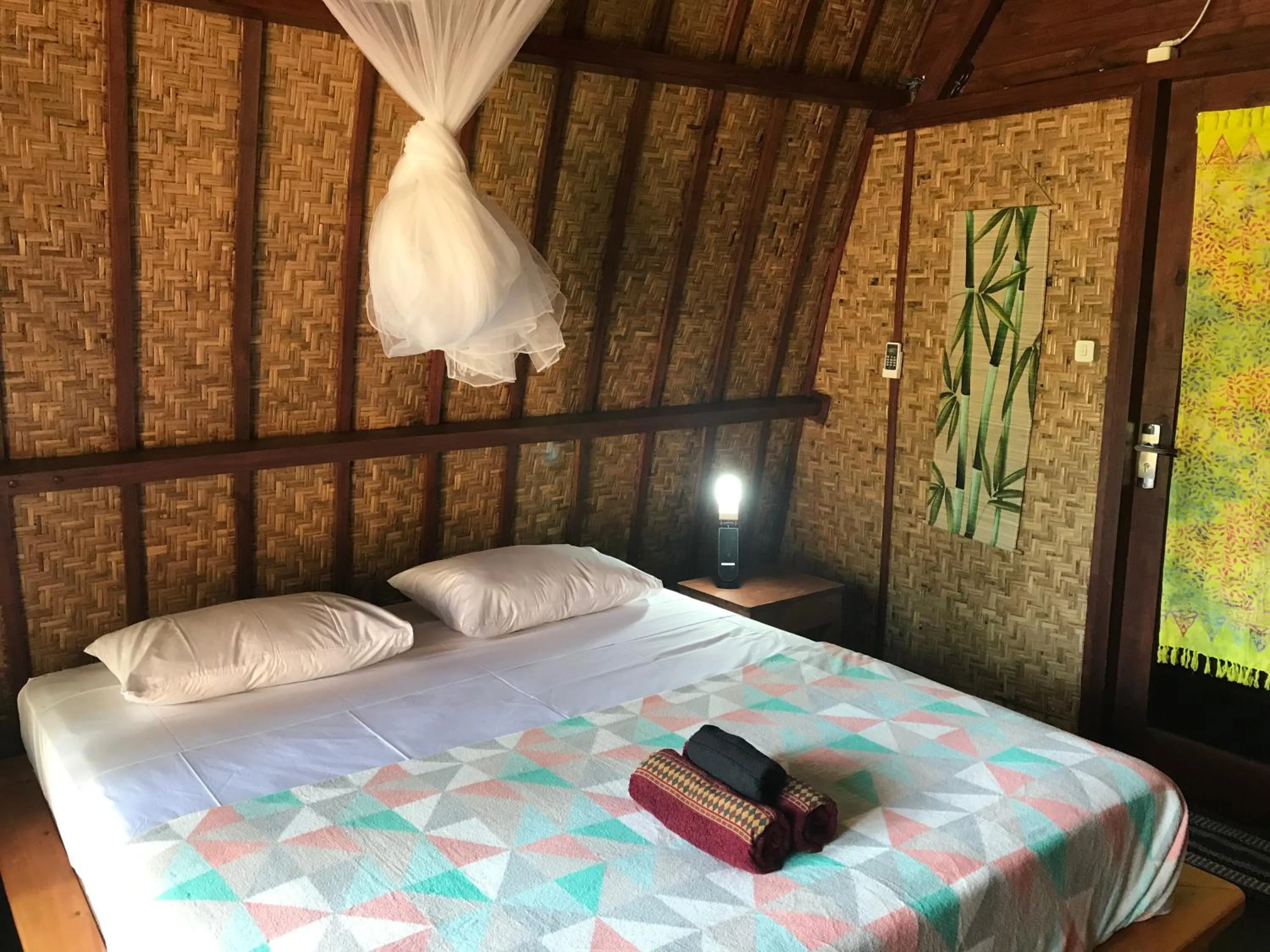 Bed in Meno Madia Bungalows