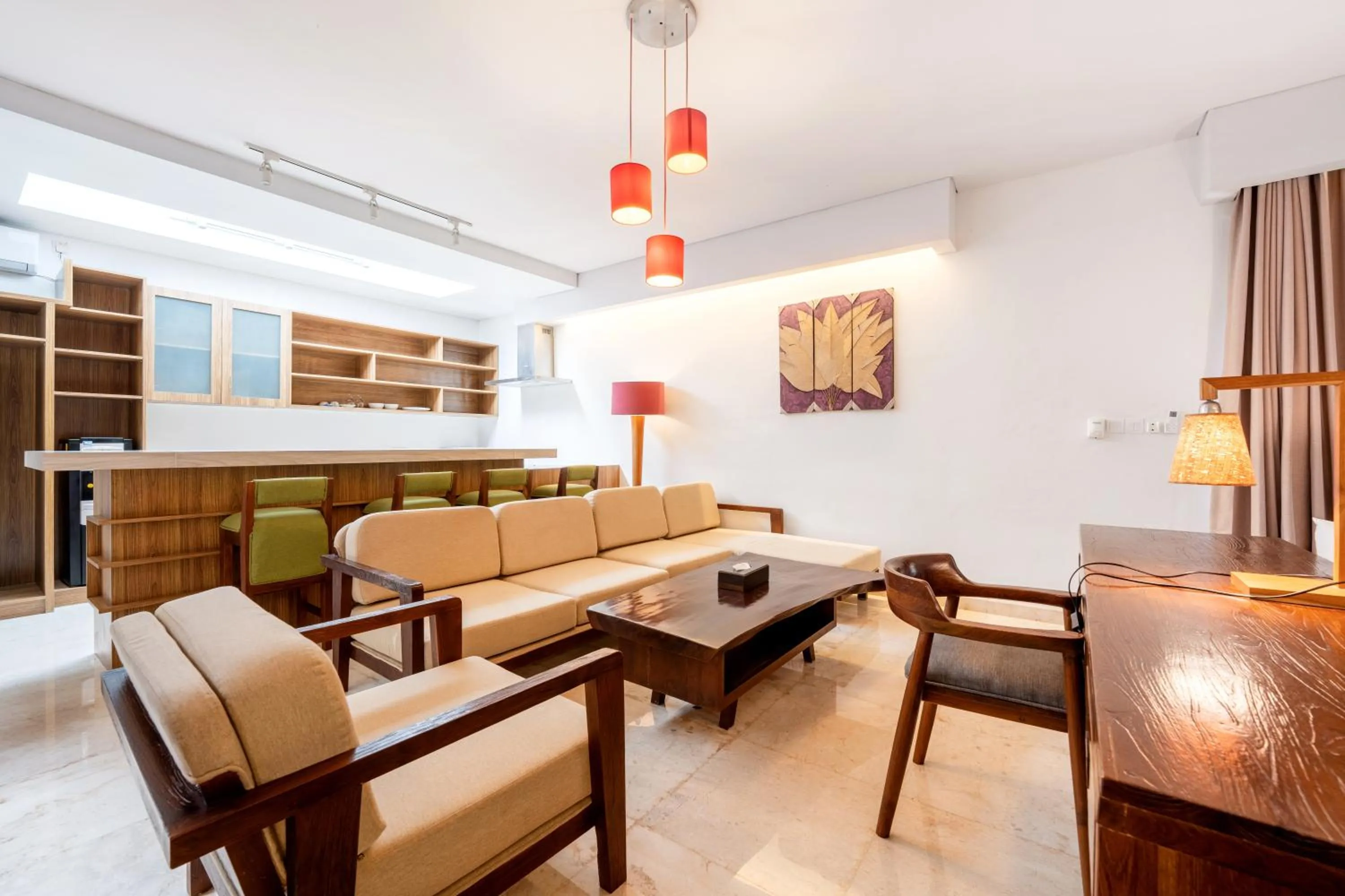 Living room in djabu Canggu Beach Villa