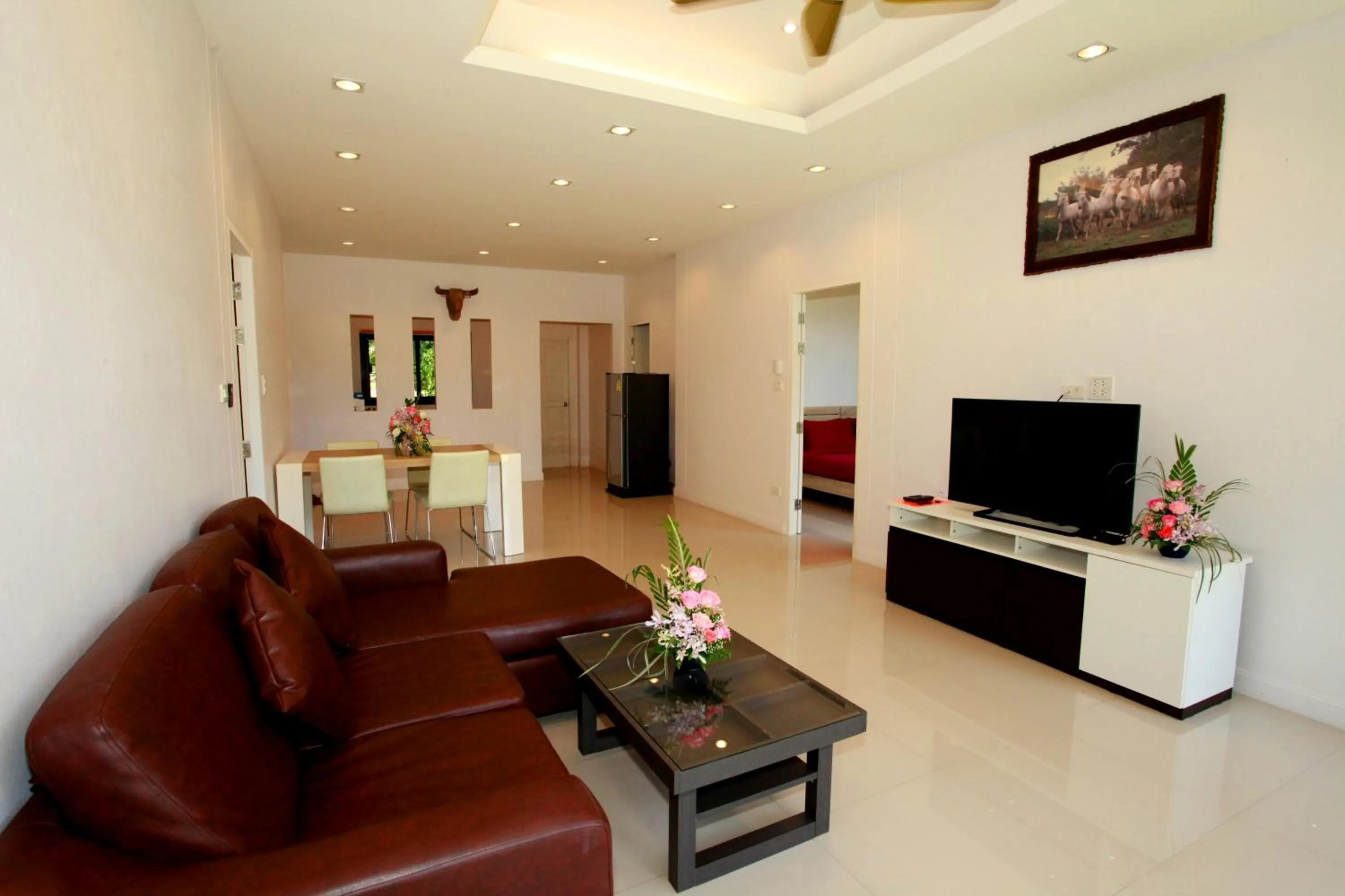 Living room in Saree Lagoon Villa Koh Samui