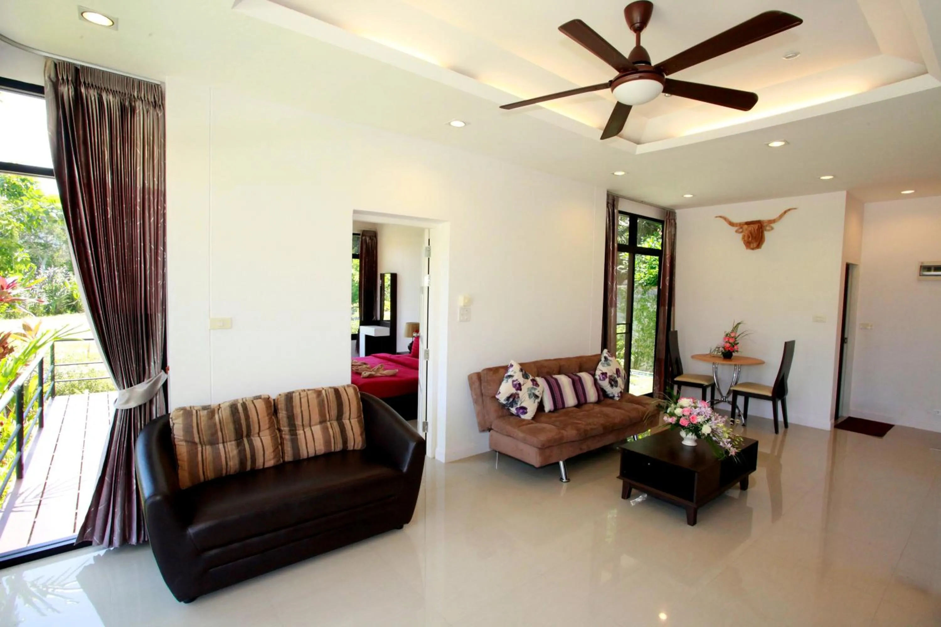 Living room in Saree Lagoon Villa Koh Samui