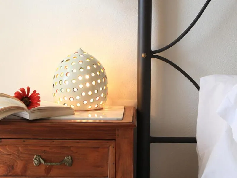 Bedroom, Bed in Hotel Giardino Giamperduto