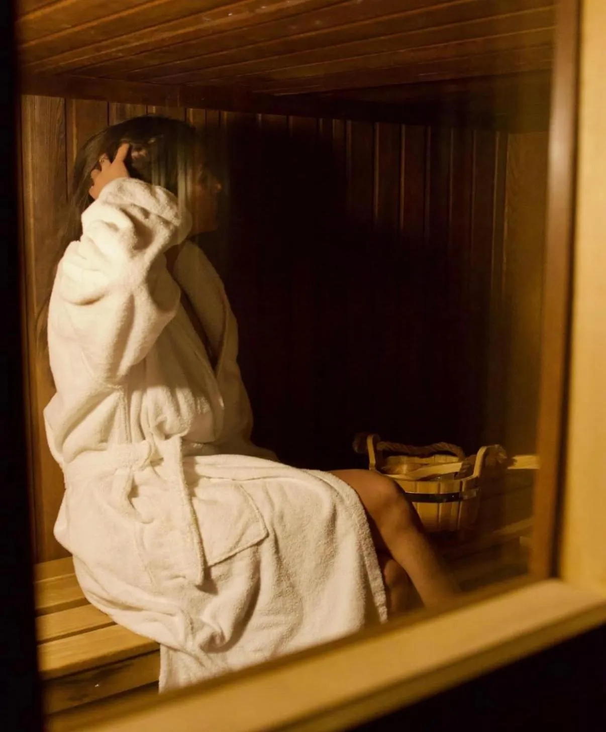 Sauna in Hotel Le Portillo