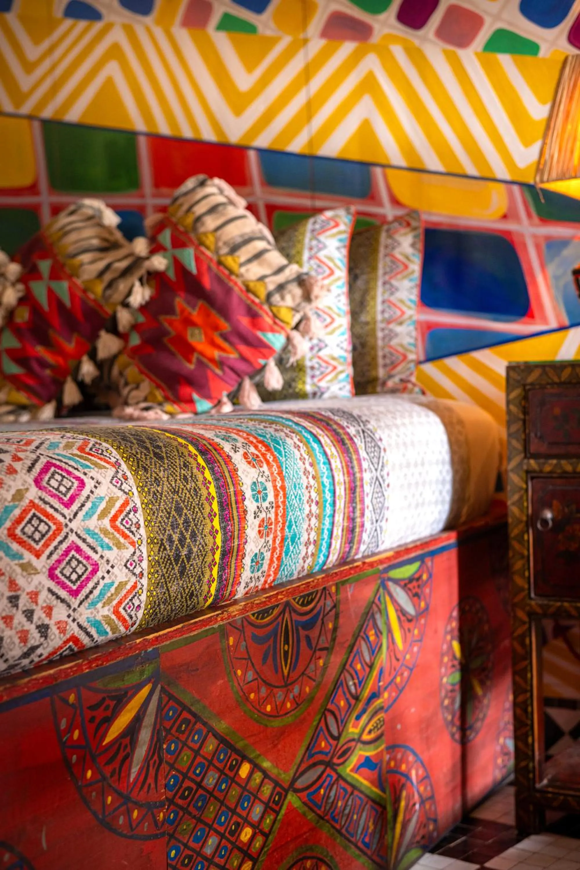 Bed in SALUT MAROC! Luxury Boutique Hotel & Restaurant