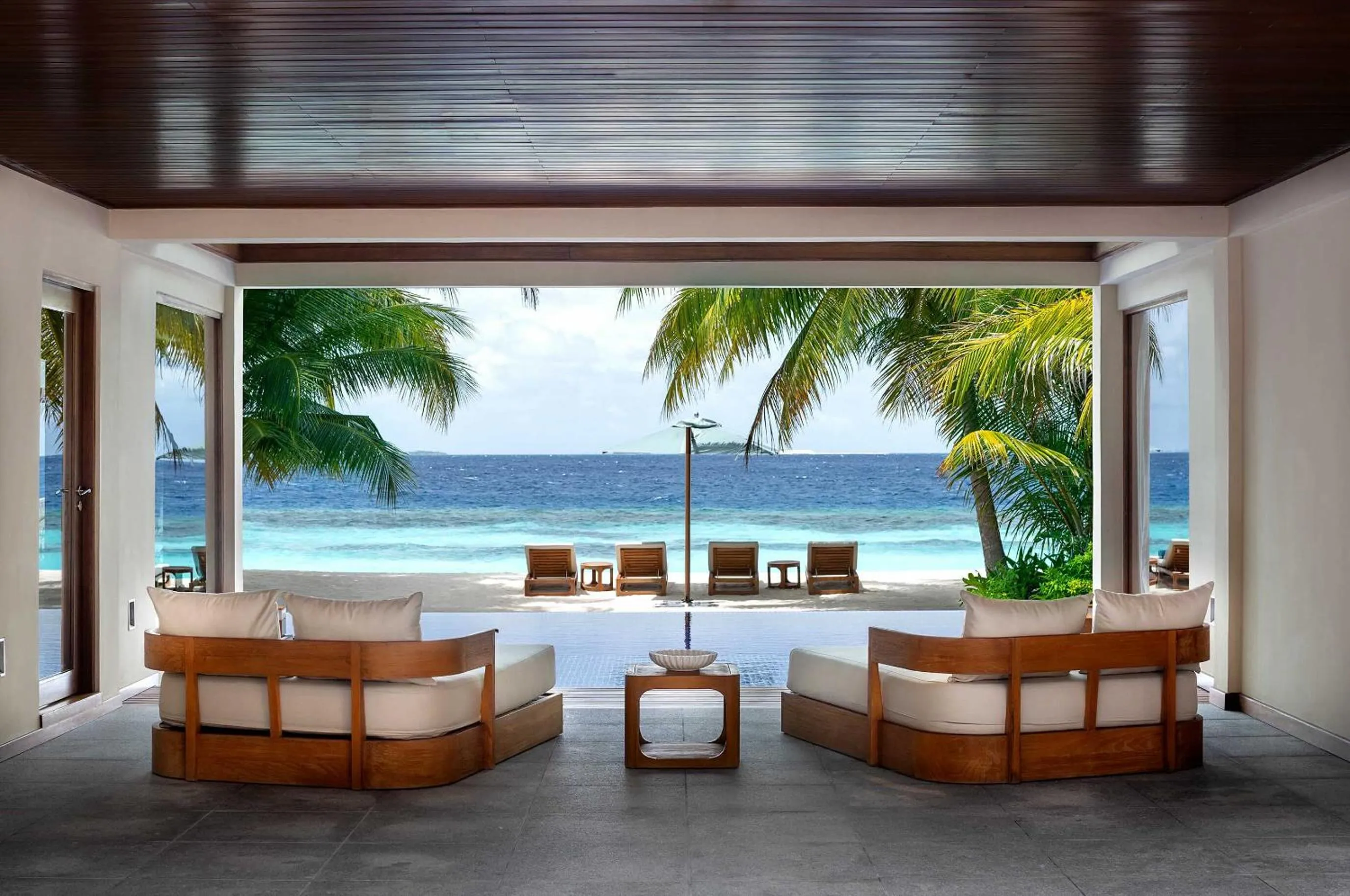 Living room in Huvafen Fushi Maldives