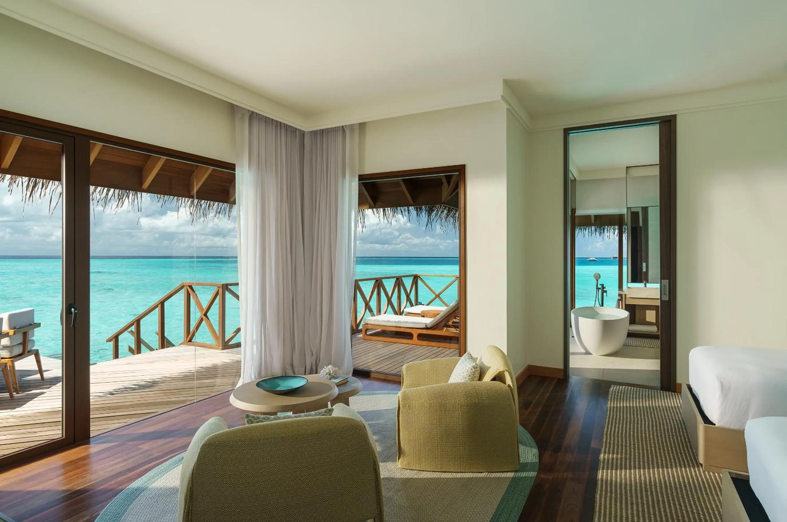 Living room in Huvafen Fushi Maldives