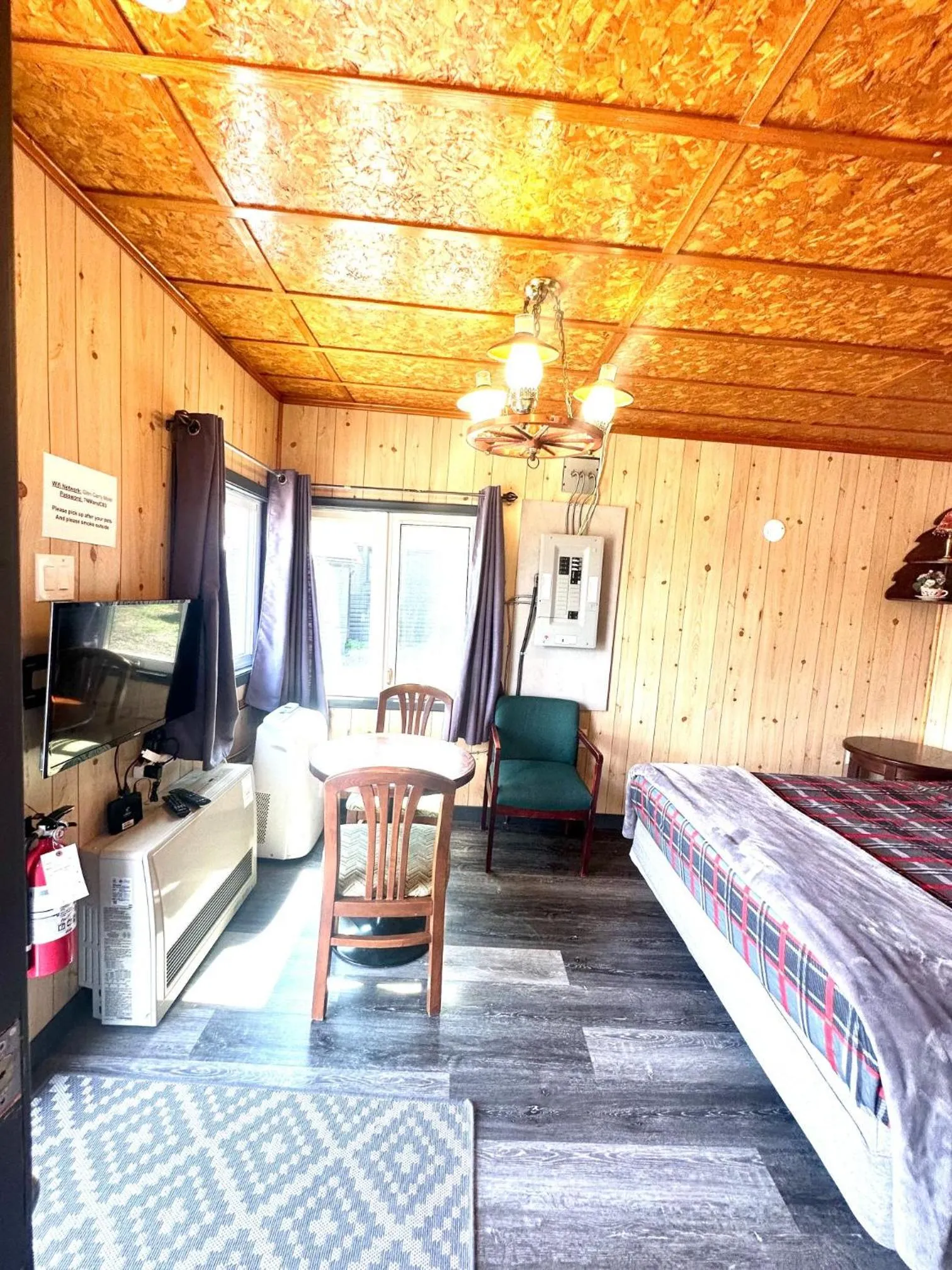 Bed in Glen Garry motel and cottages