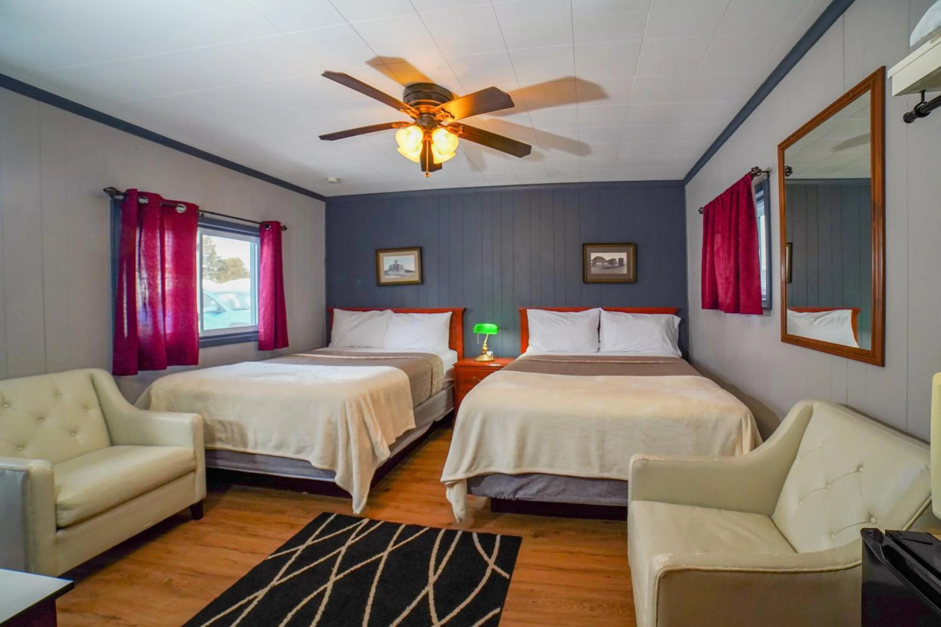 Bed in Glen Garry motel and cottages