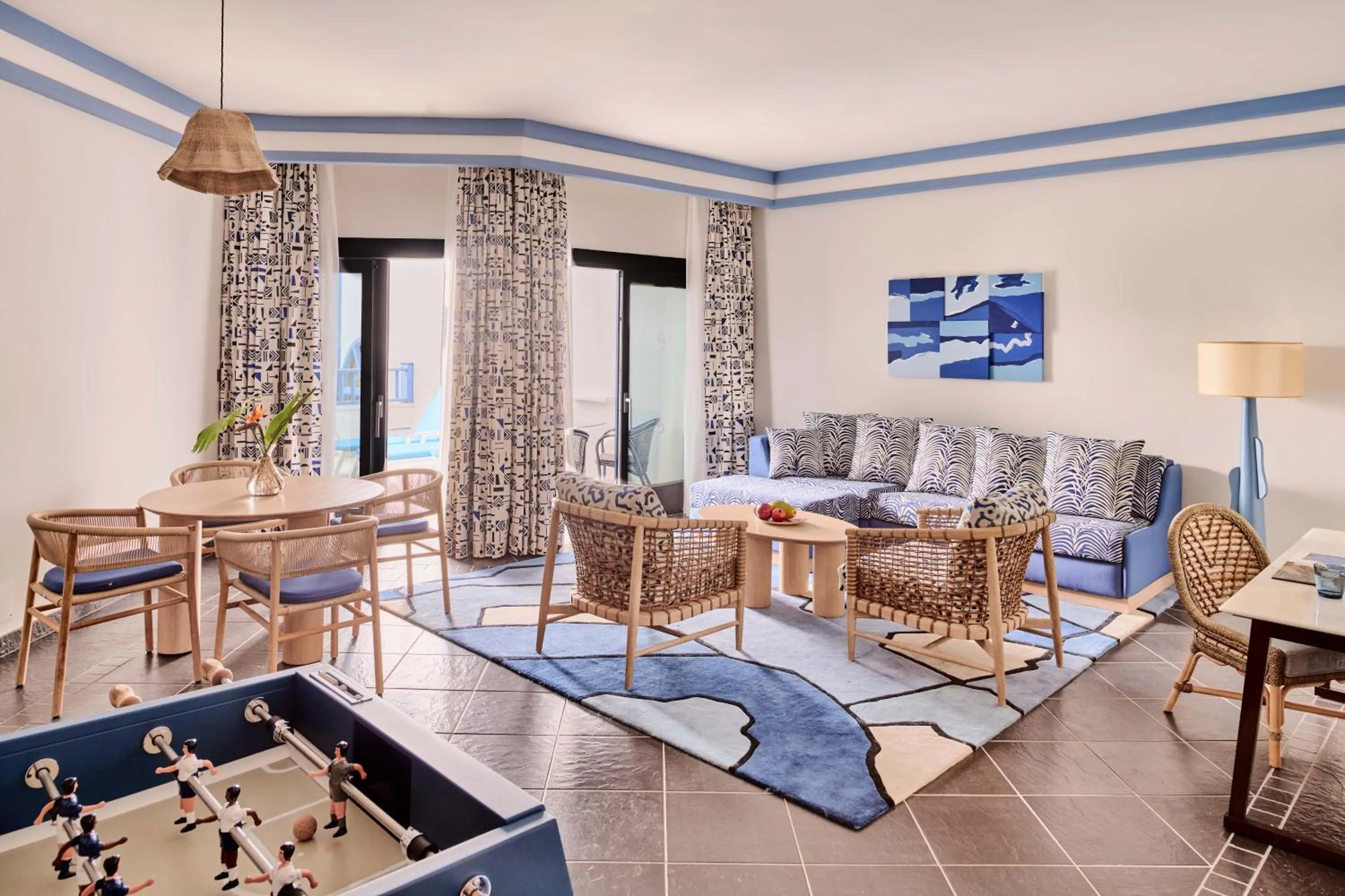Living room in Seaside Los Jameos