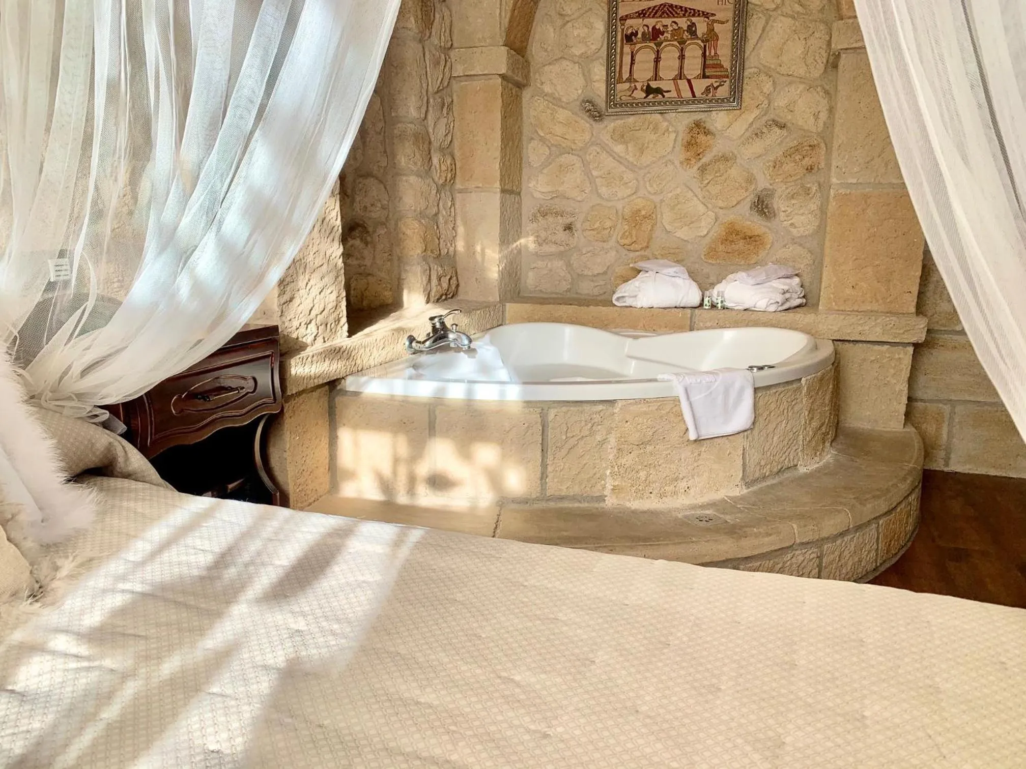 Bed in Hotel Castillo Bonavía