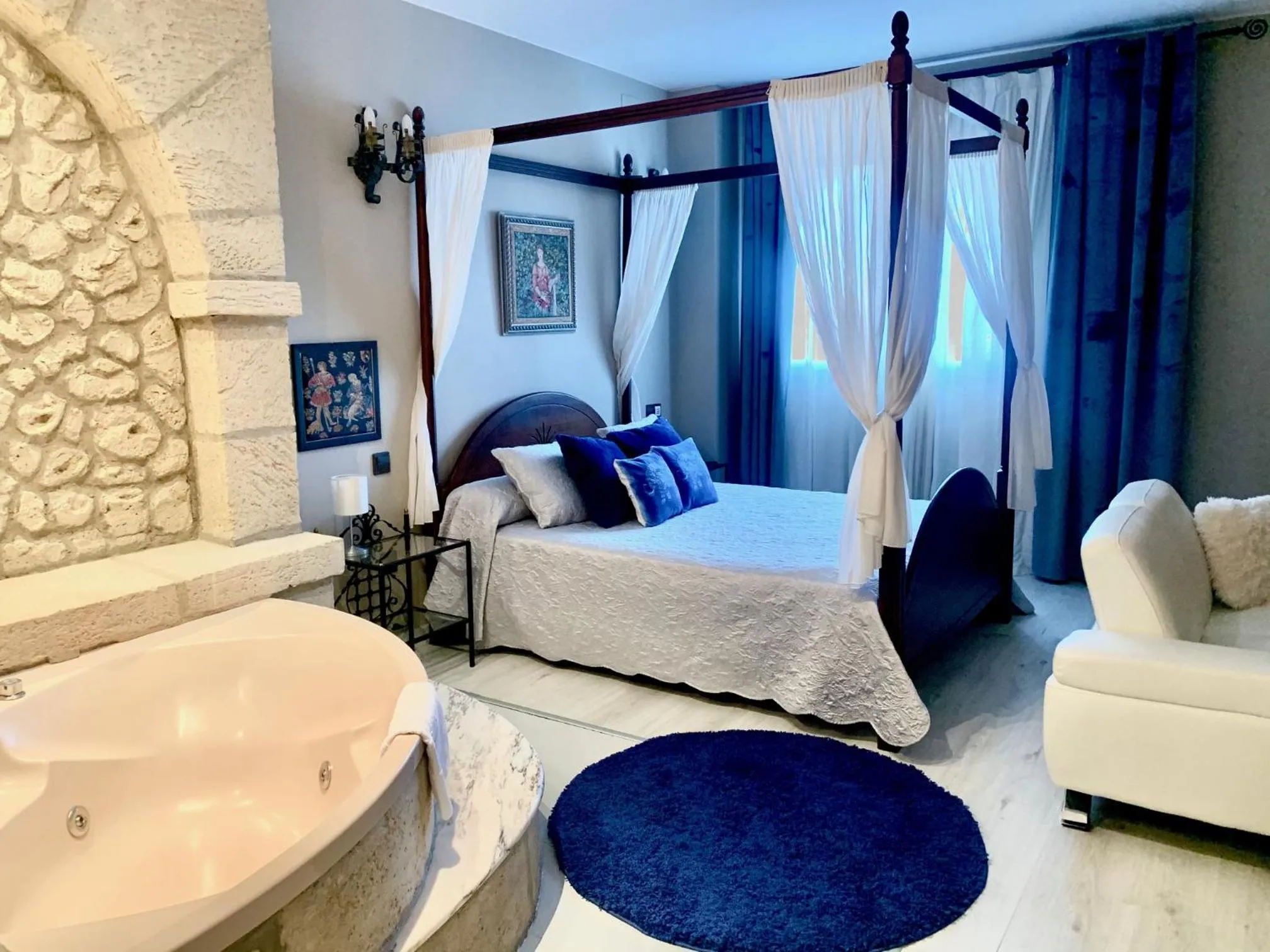 Bed in Hotel Castillo Bonavía