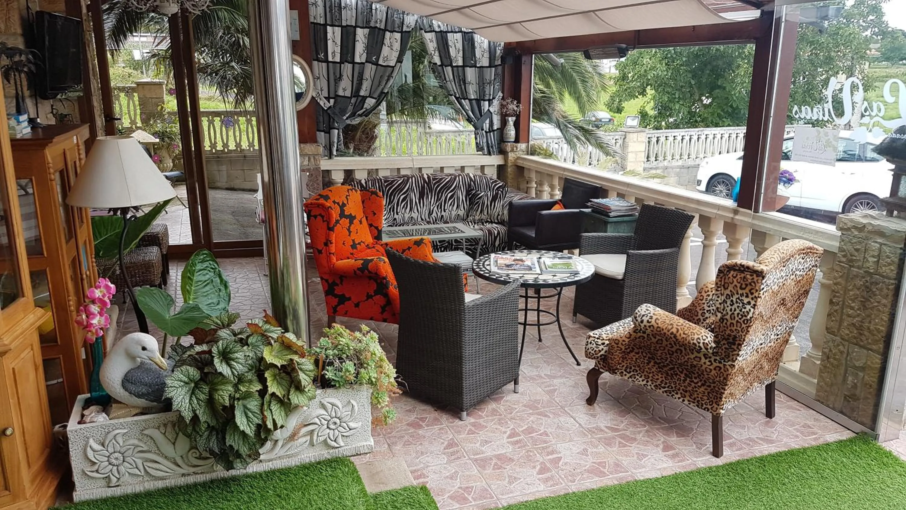 Balcony/Terrace in Hosteria Las Viñas