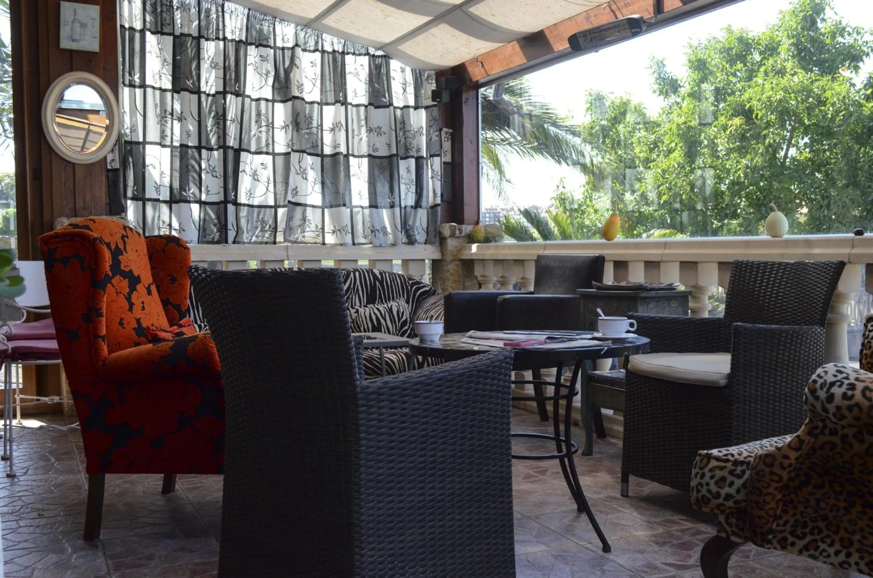 Balcony/Terrace in Hosteria Las Viñas