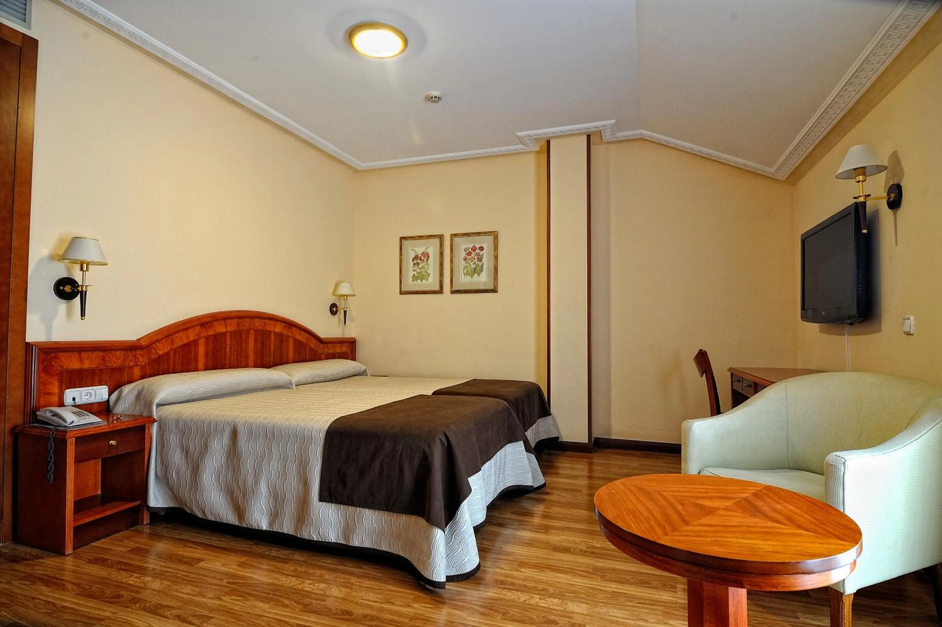 Bed in Hotel Alisi