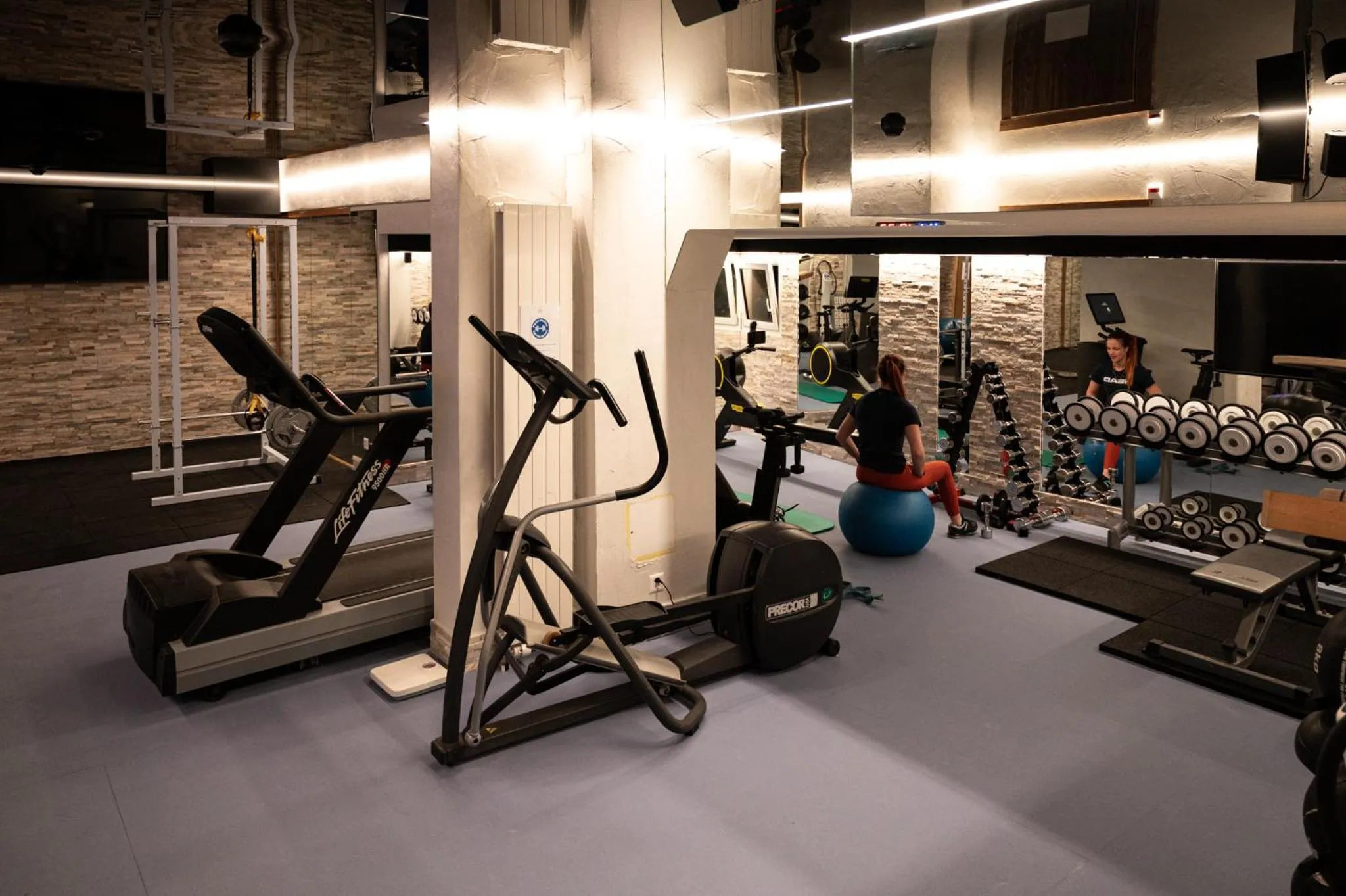 Fitness centre/facilities in Boutique Hotel Albana Real - Restaurants & Spa