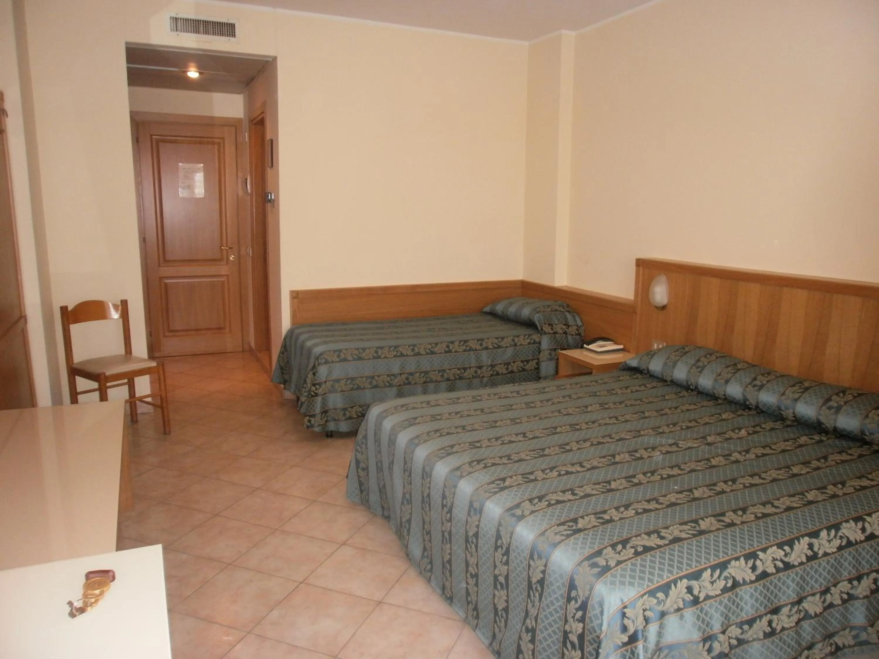 Bed in Hotel Manzoni