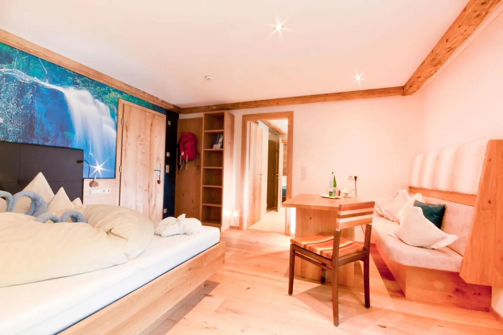 Photo of the whole room, Bed in Hotel Riederhof- Urlaub mit WAU!