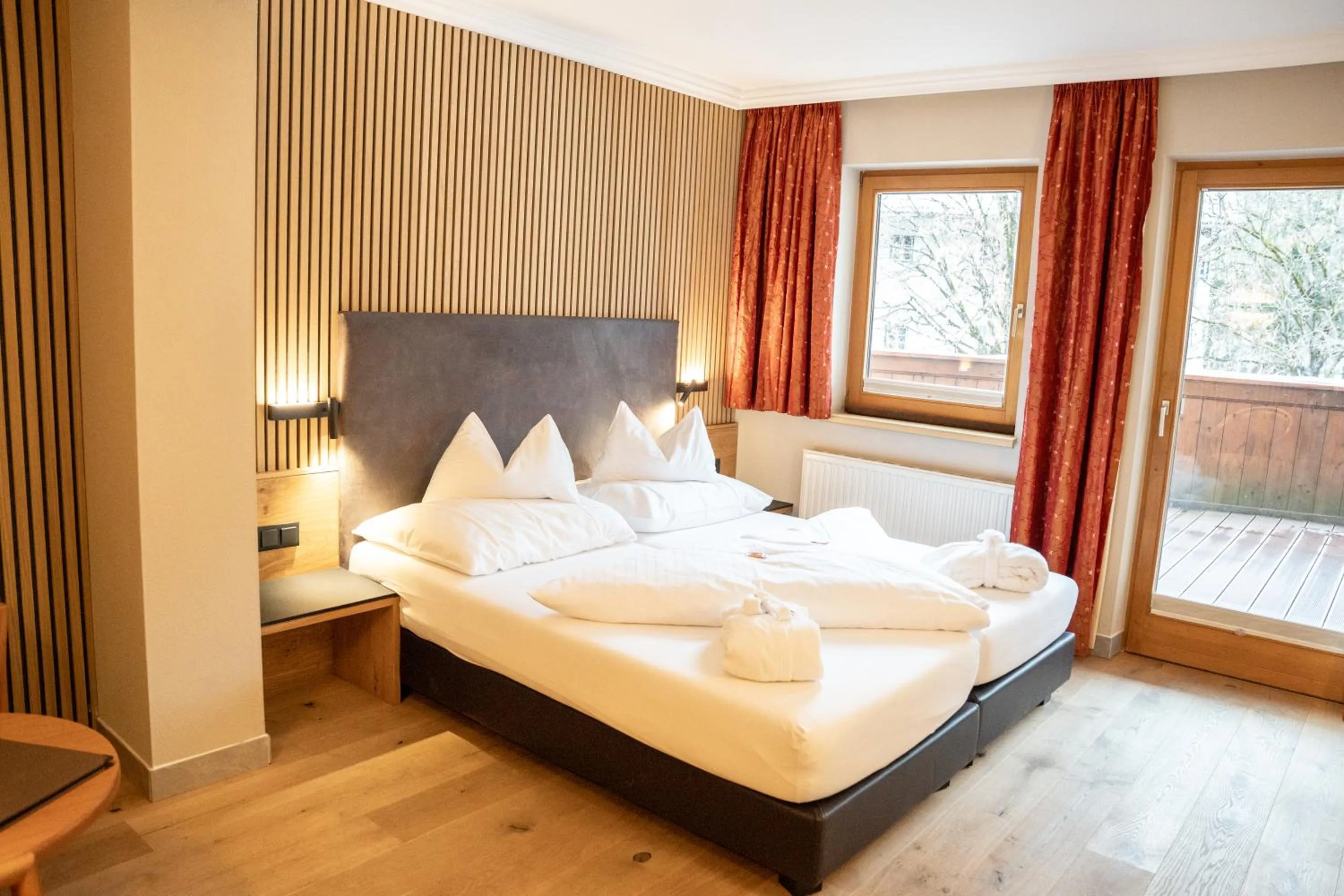 Bed in Hotel Riederhof- Urlaub mit WAU!