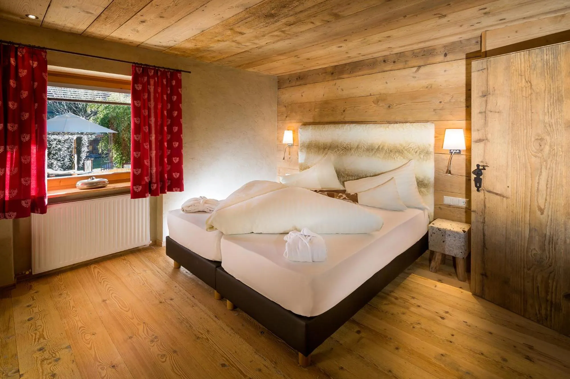 Bed in Hotel Riederhof- Urlaub mit WAU!