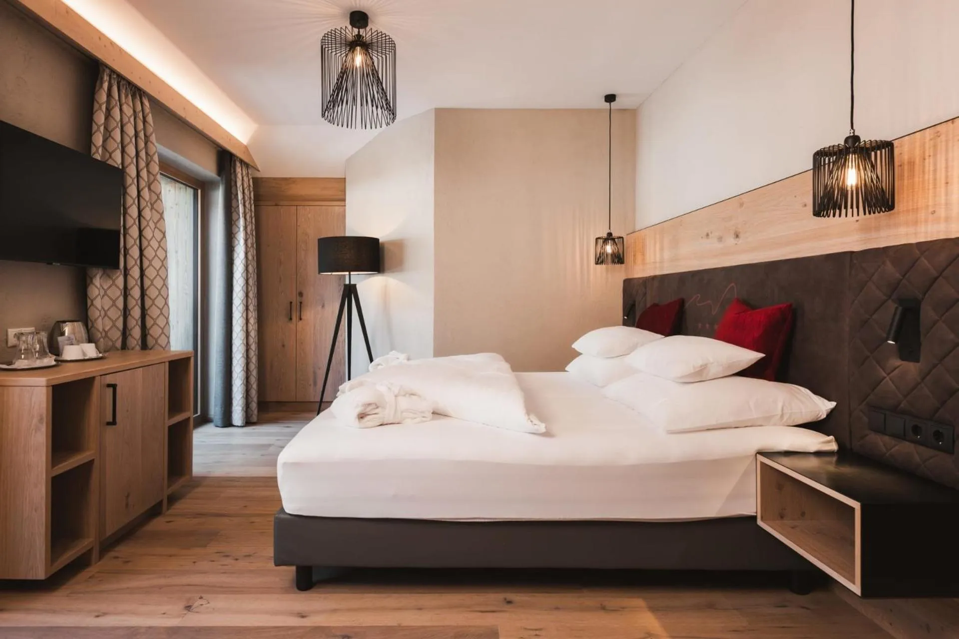 Bed in Hotel Riederhof- Urlaub mit WAU!