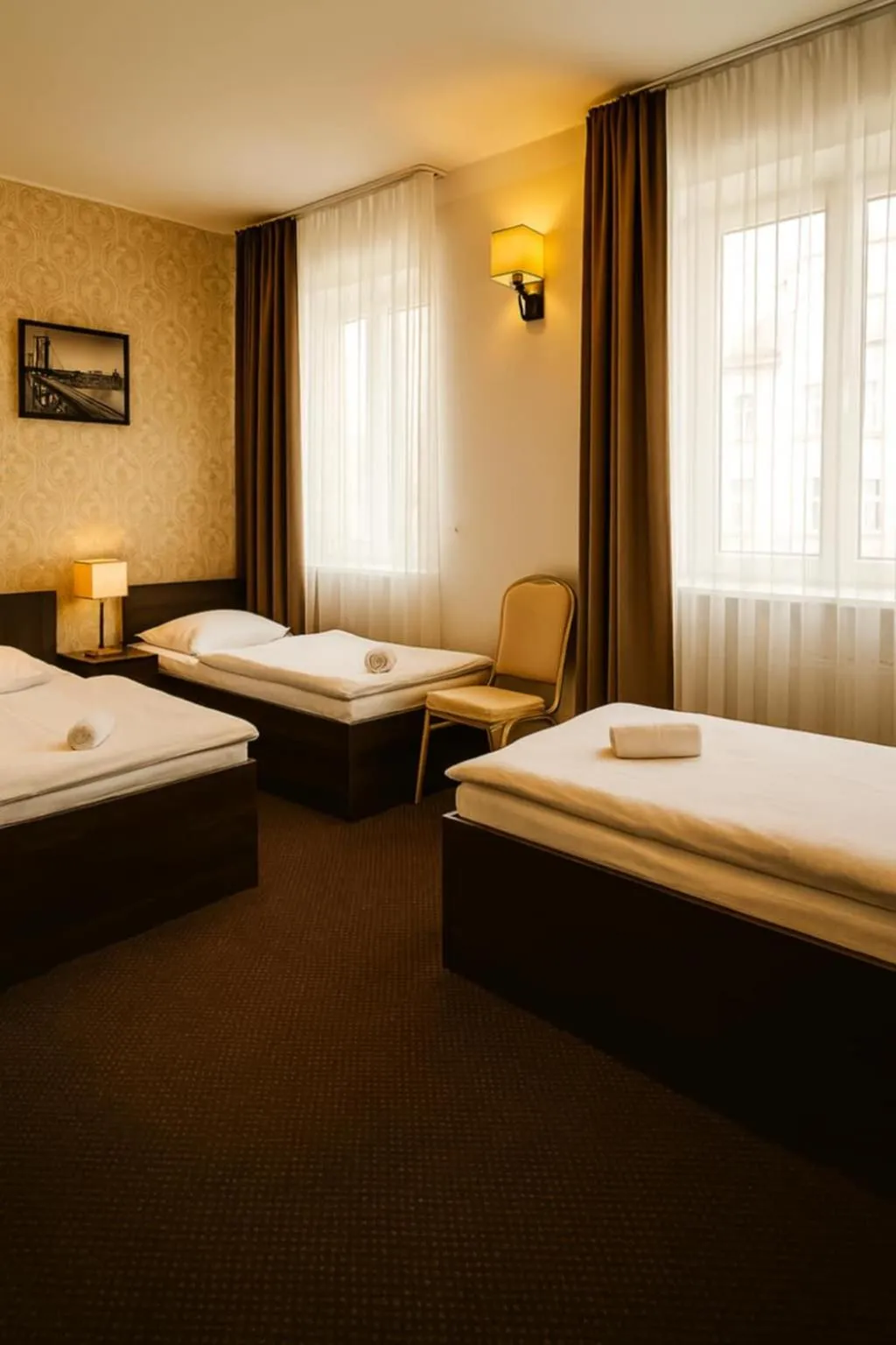 Bed in Aviator Hotel Restauracja & SPA