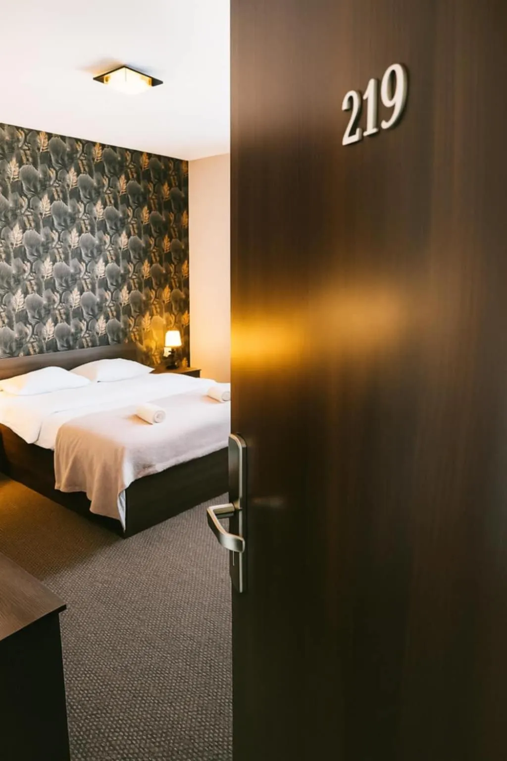 Bed in Aviator Hotel Restauracja & SPA