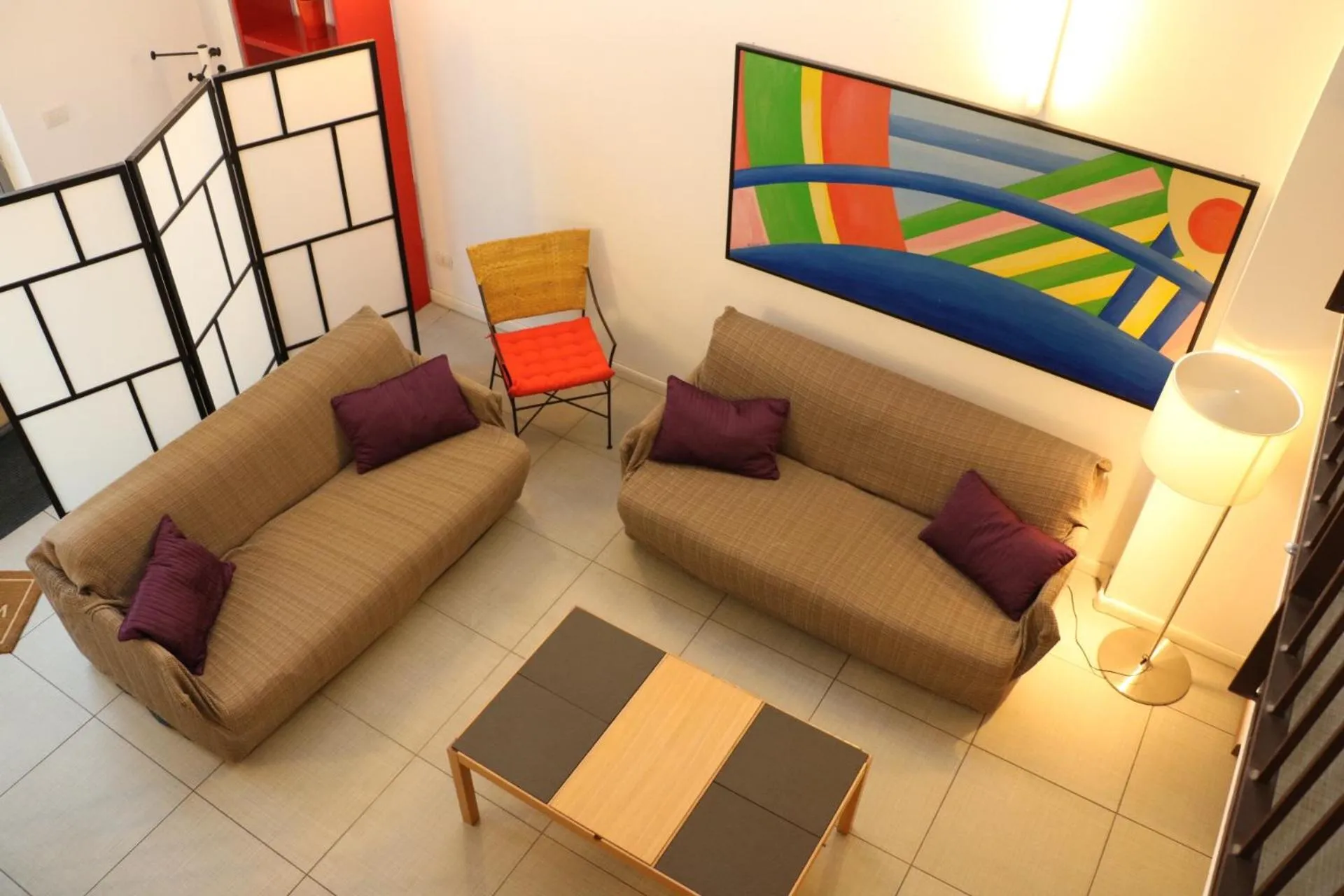 Seating area in LoftinComo