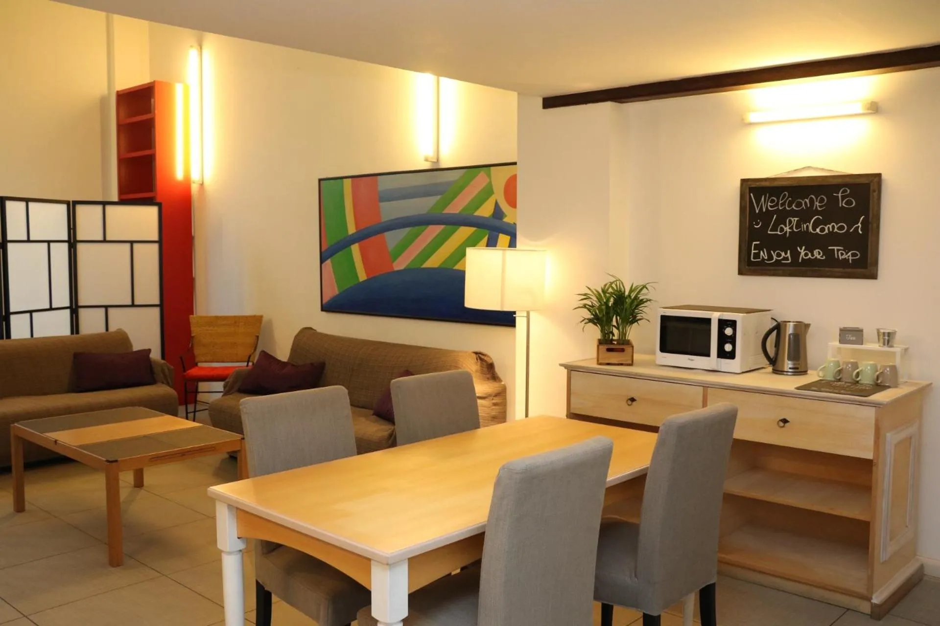 Living room in LoftinComo