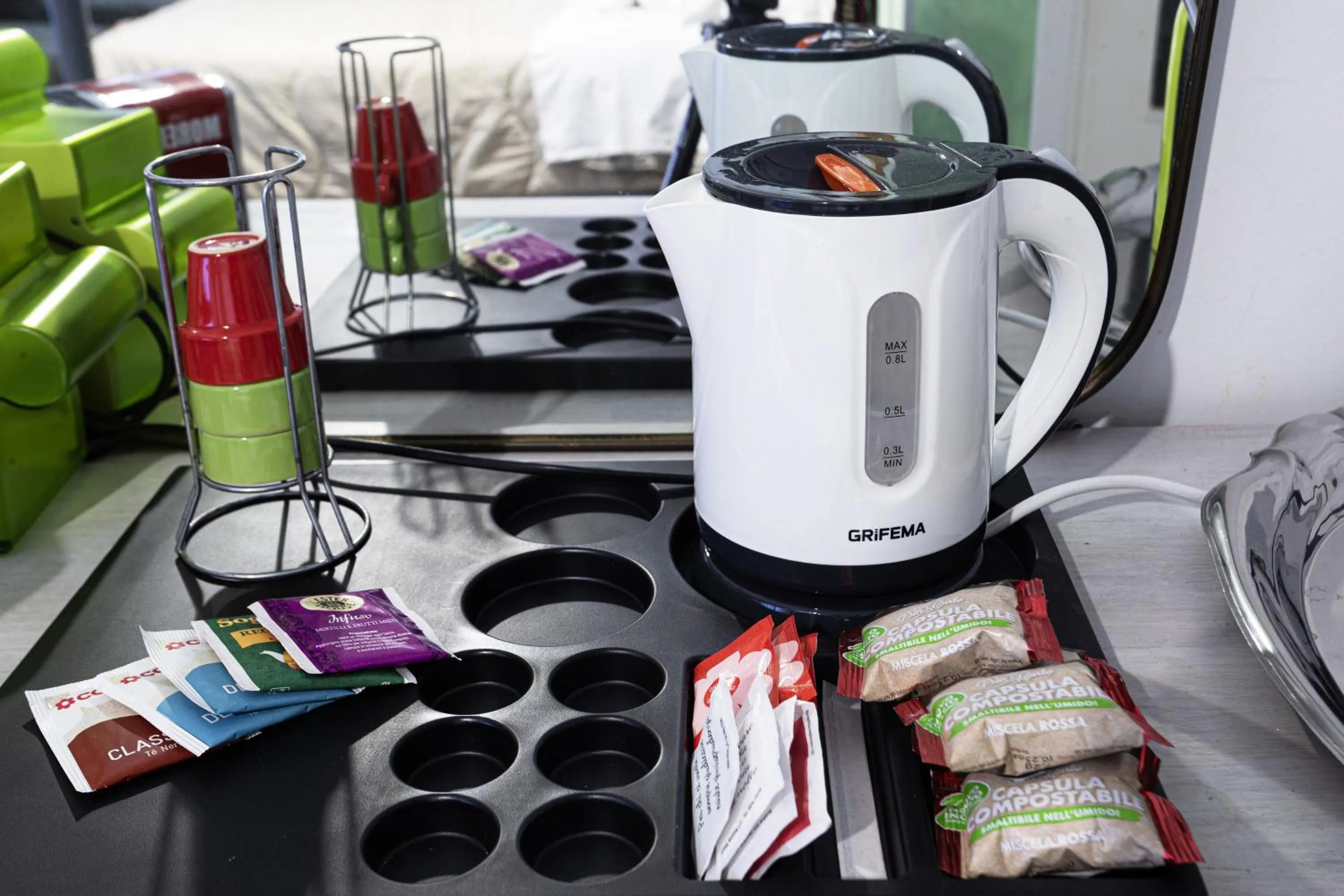 Coffee/tea facilities in B&B Il Profumo del Porto