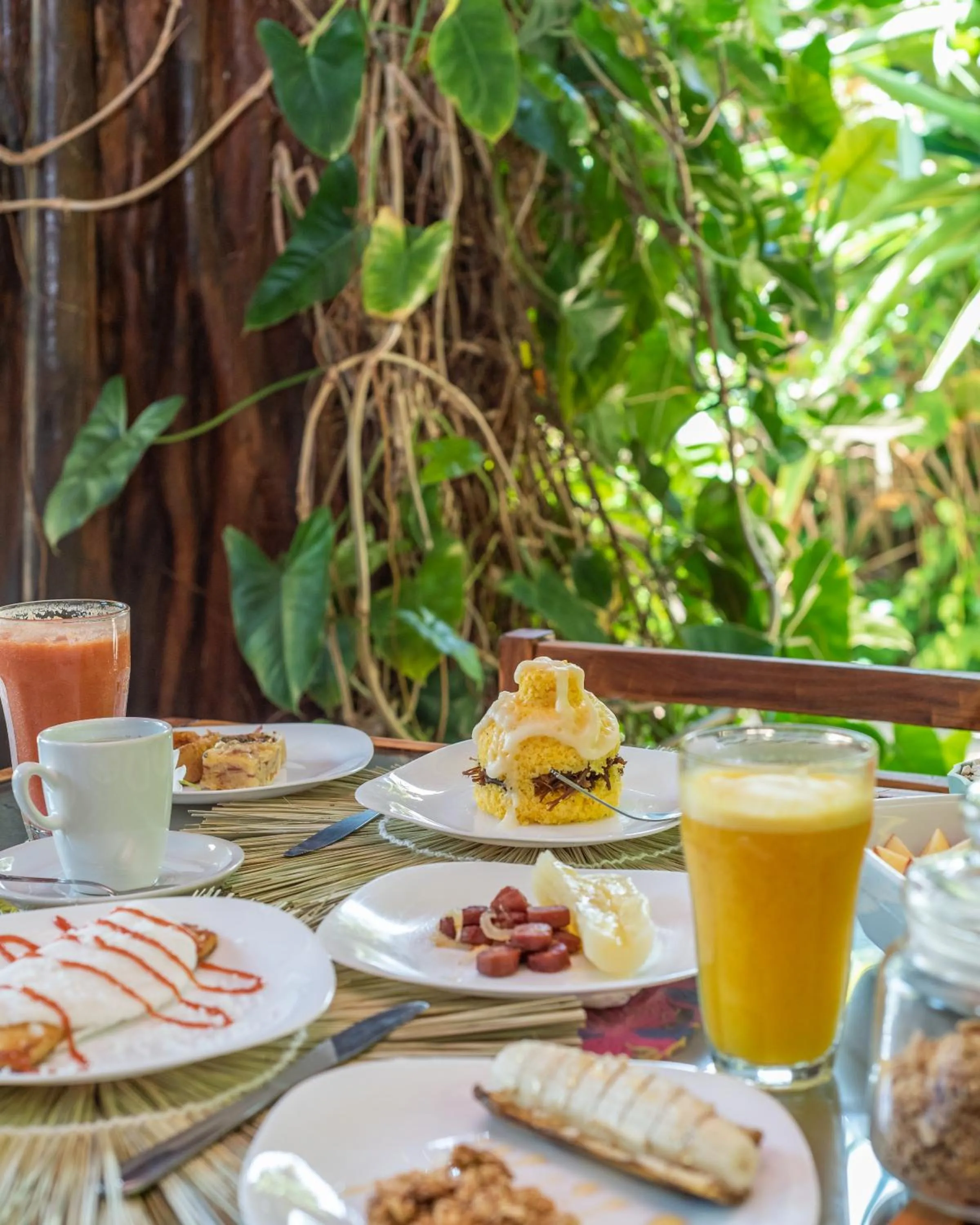 Food and drinks in Lua Pousada