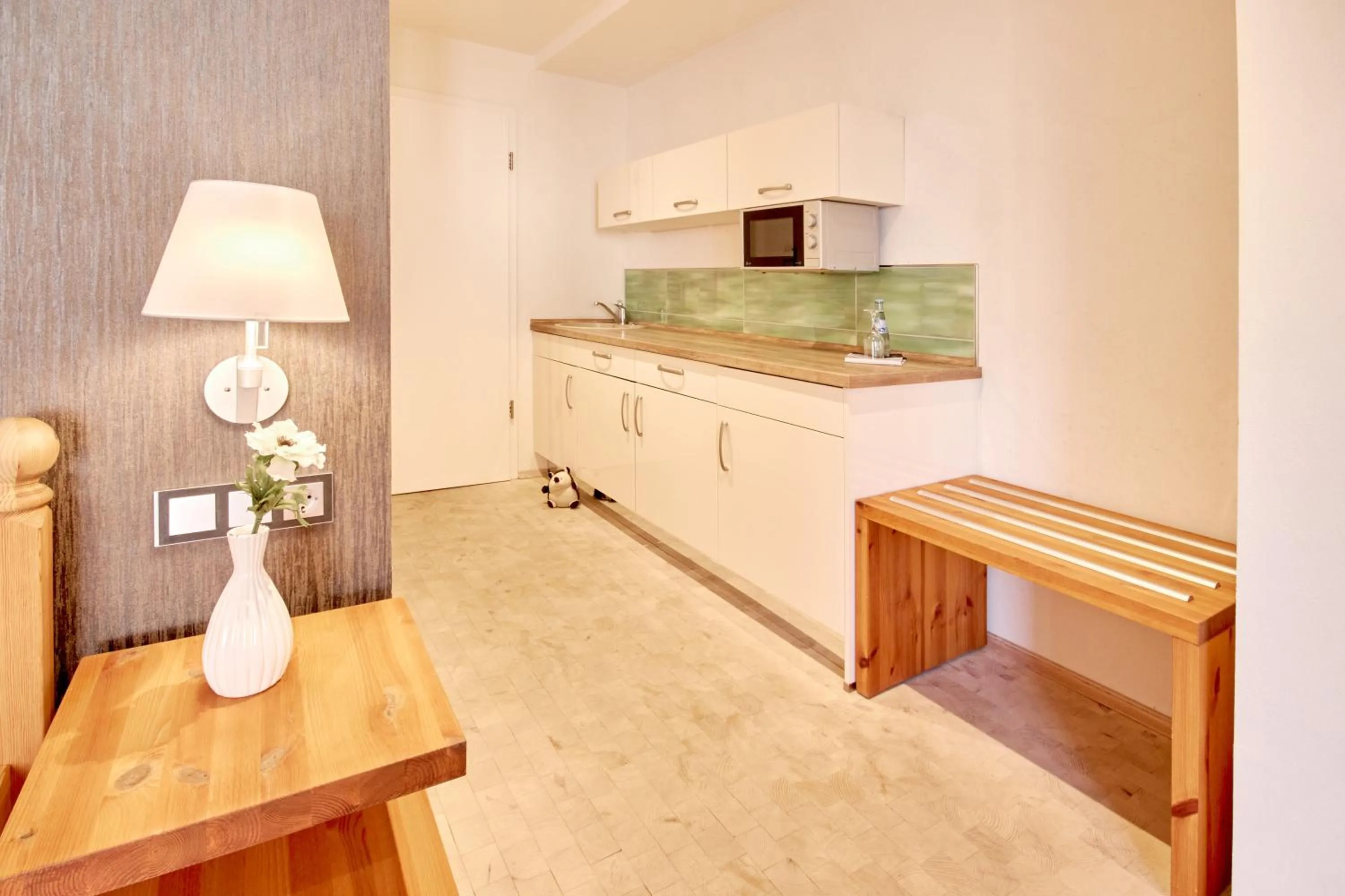 Kitchen or kitchenette in Hotel Am Steendamm