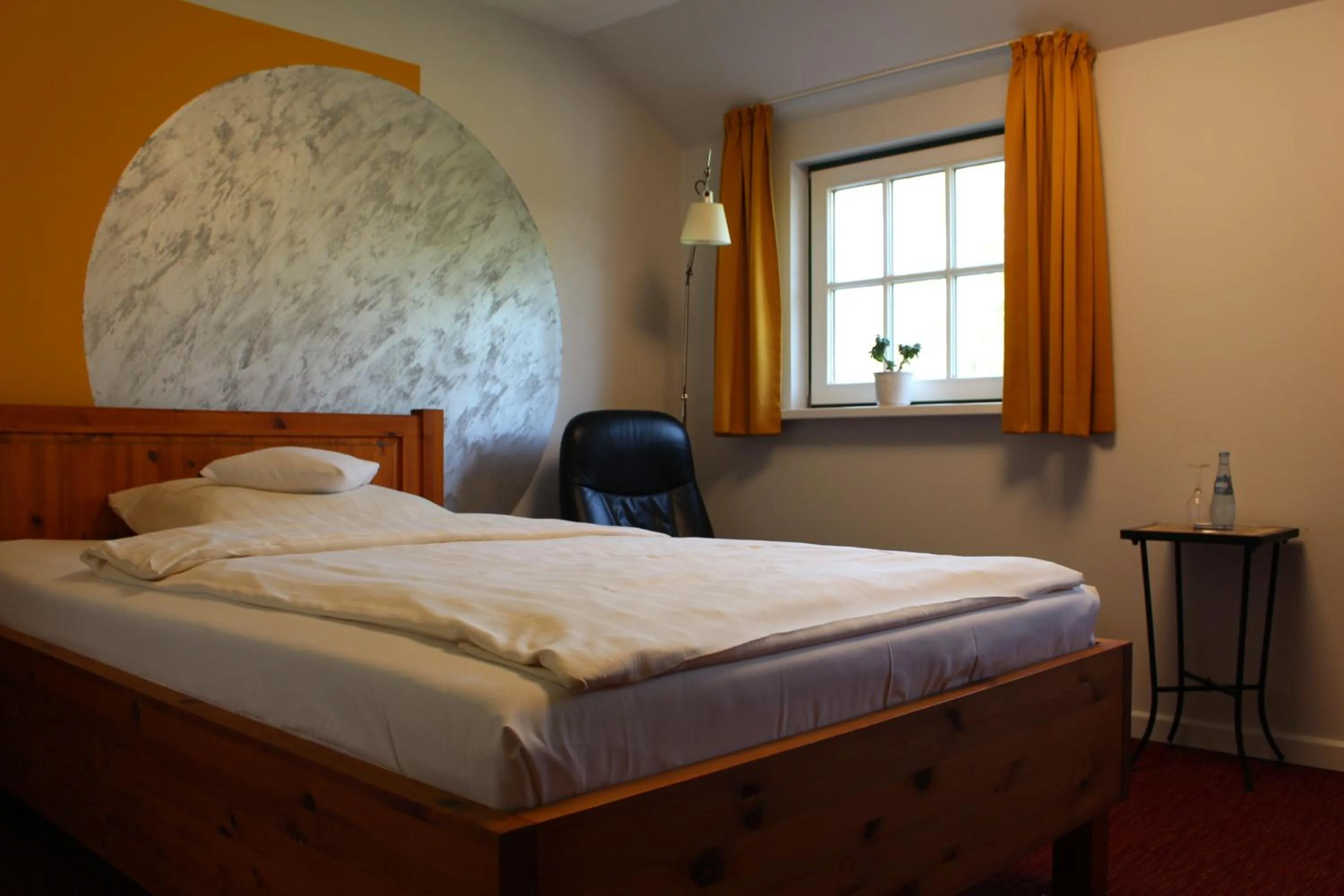 Decorative detail, Bed in Hotel Am Steendamm